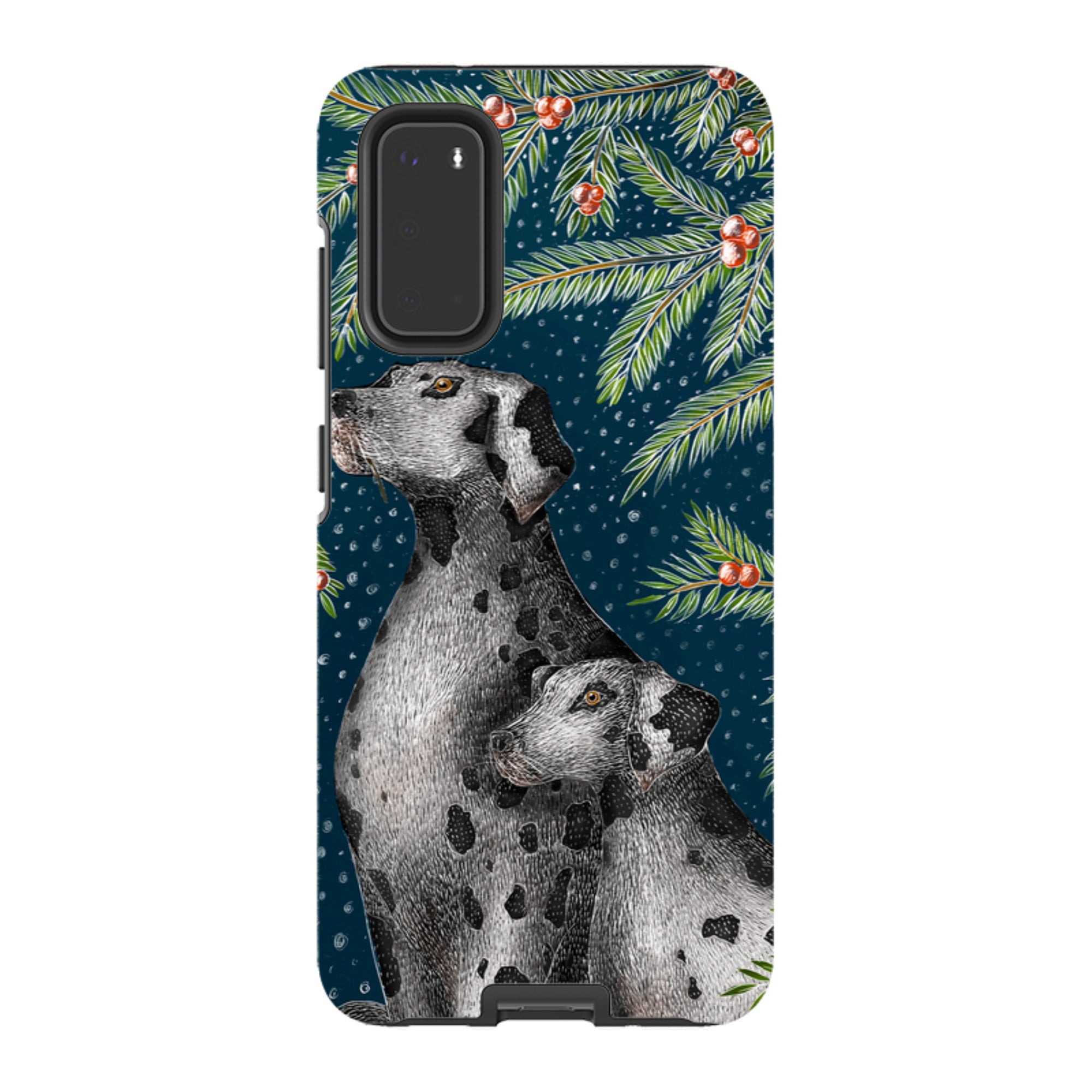 Samsung Tough Case - Christmas Dalmatians By Catherine Rowe
