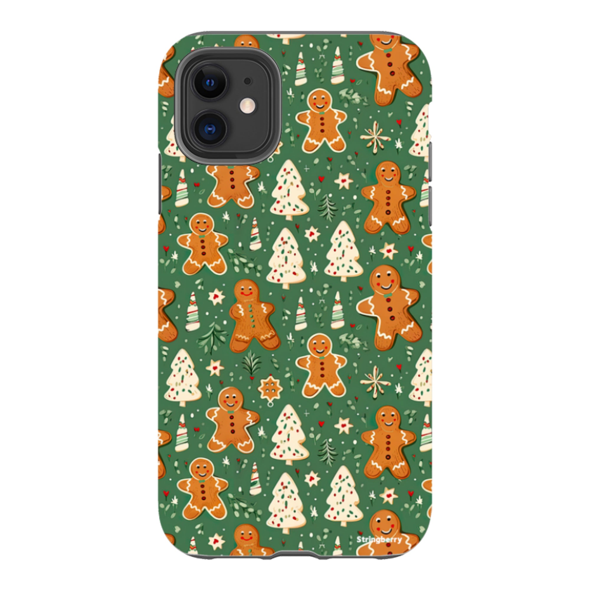 iPhone Tough Case - Ginger Bread Xmas II