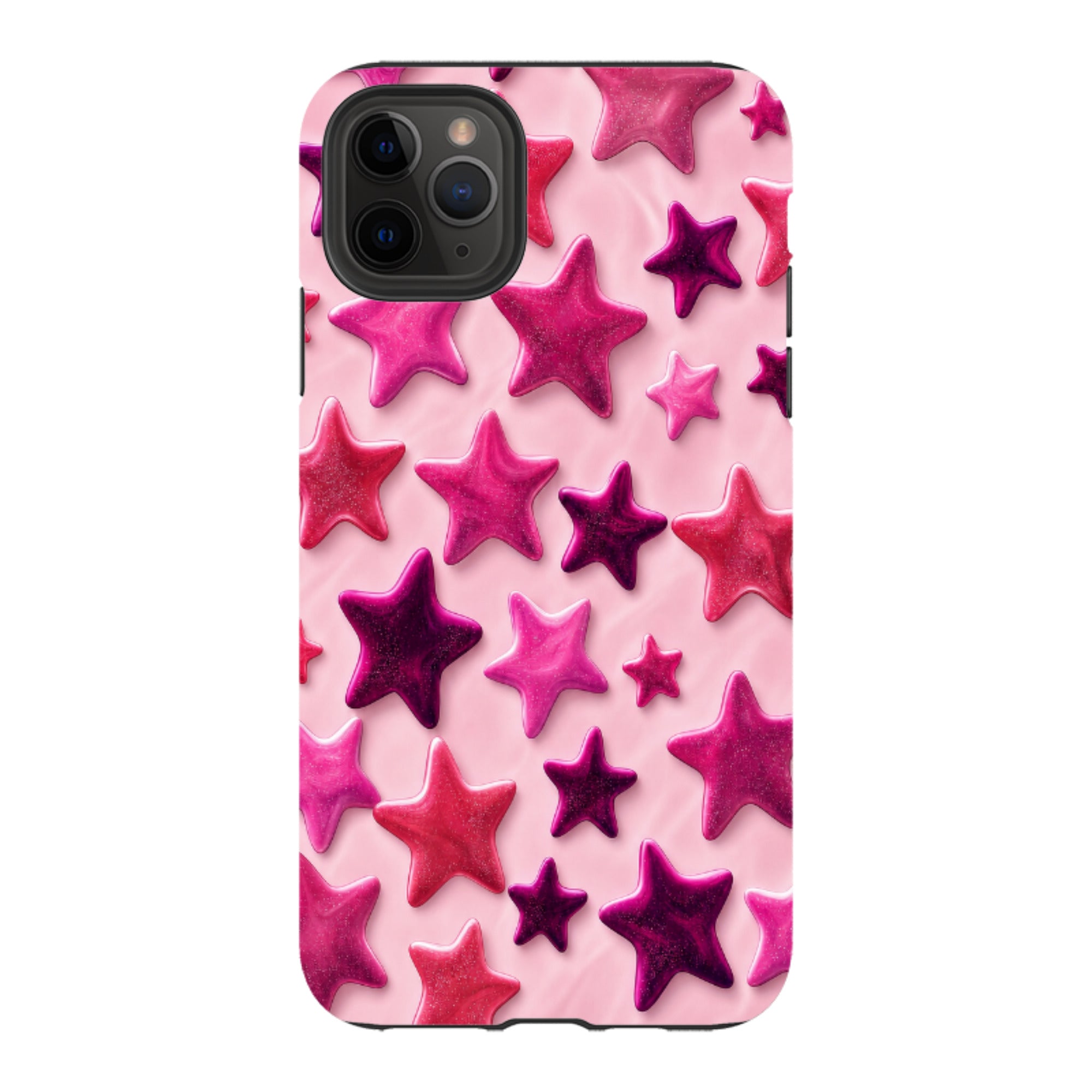 iPhone Tough Case - Fuchsia Star