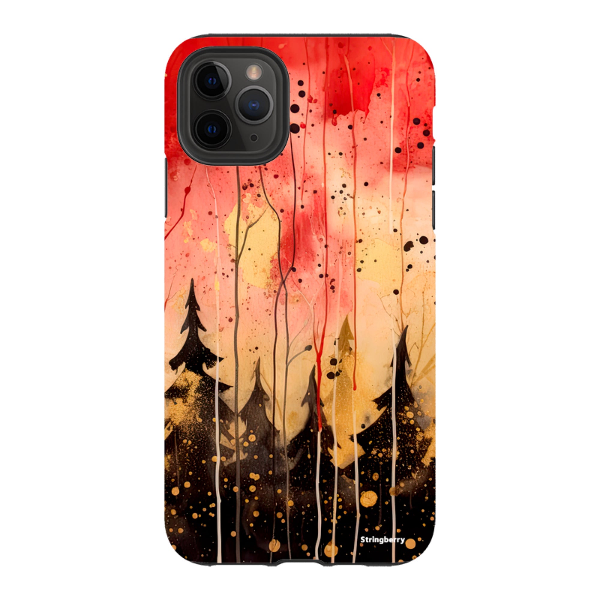 iPhone Tough Case - Watercolour Winter Forest