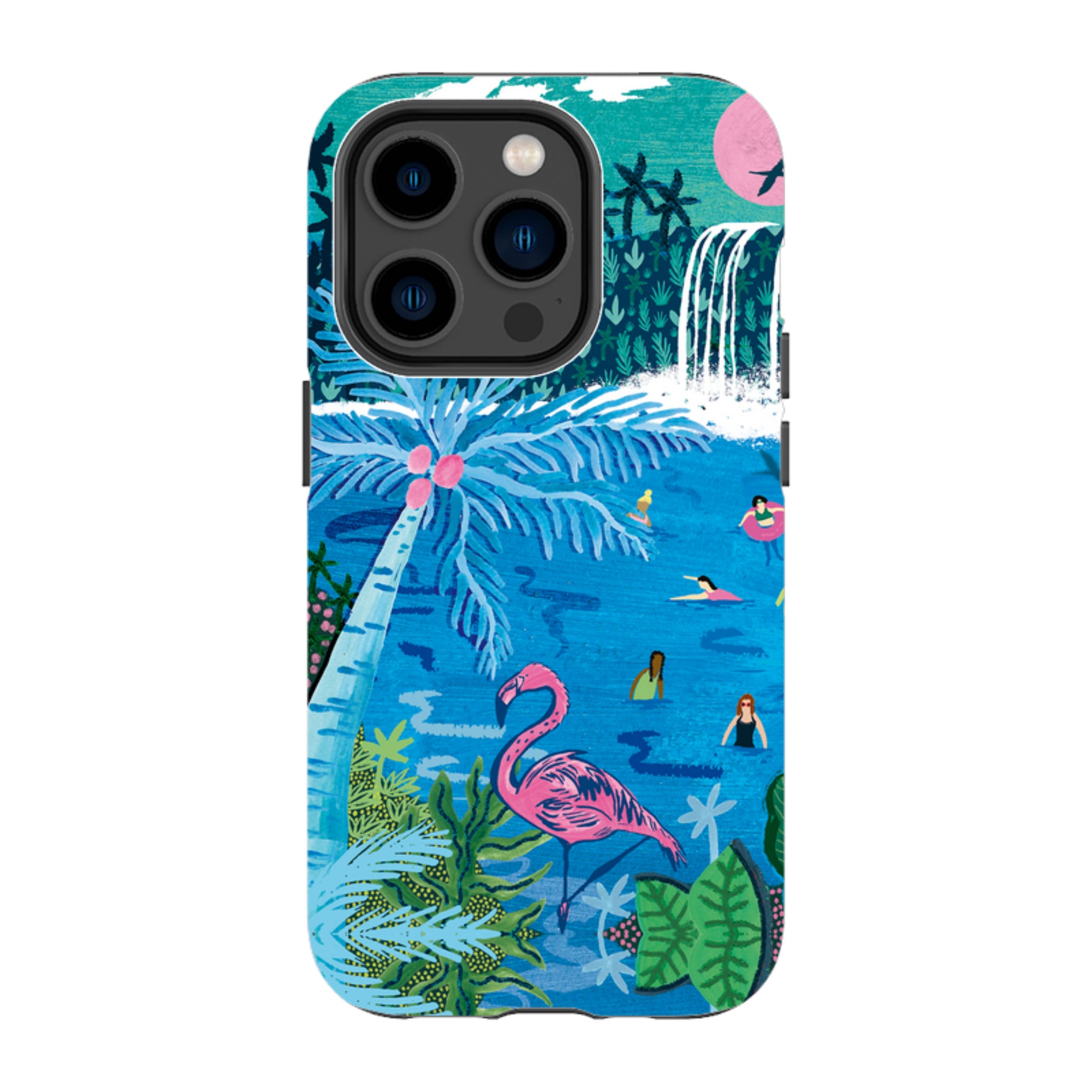 iPhone Tough Case - Palm Pool III By Emma Frances Grant