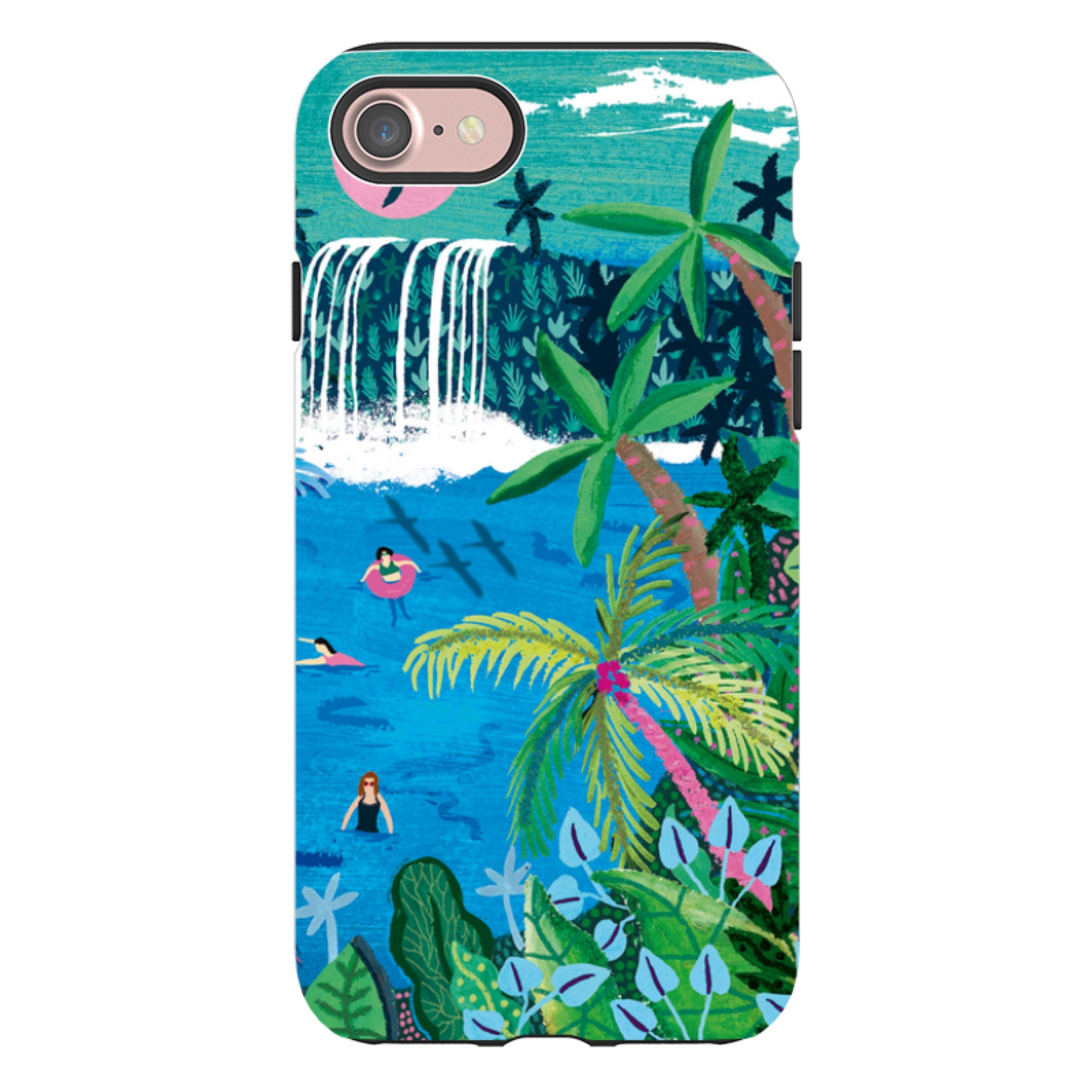 iPhone Tough Case - Palm Pool II By Emma Frances Grant