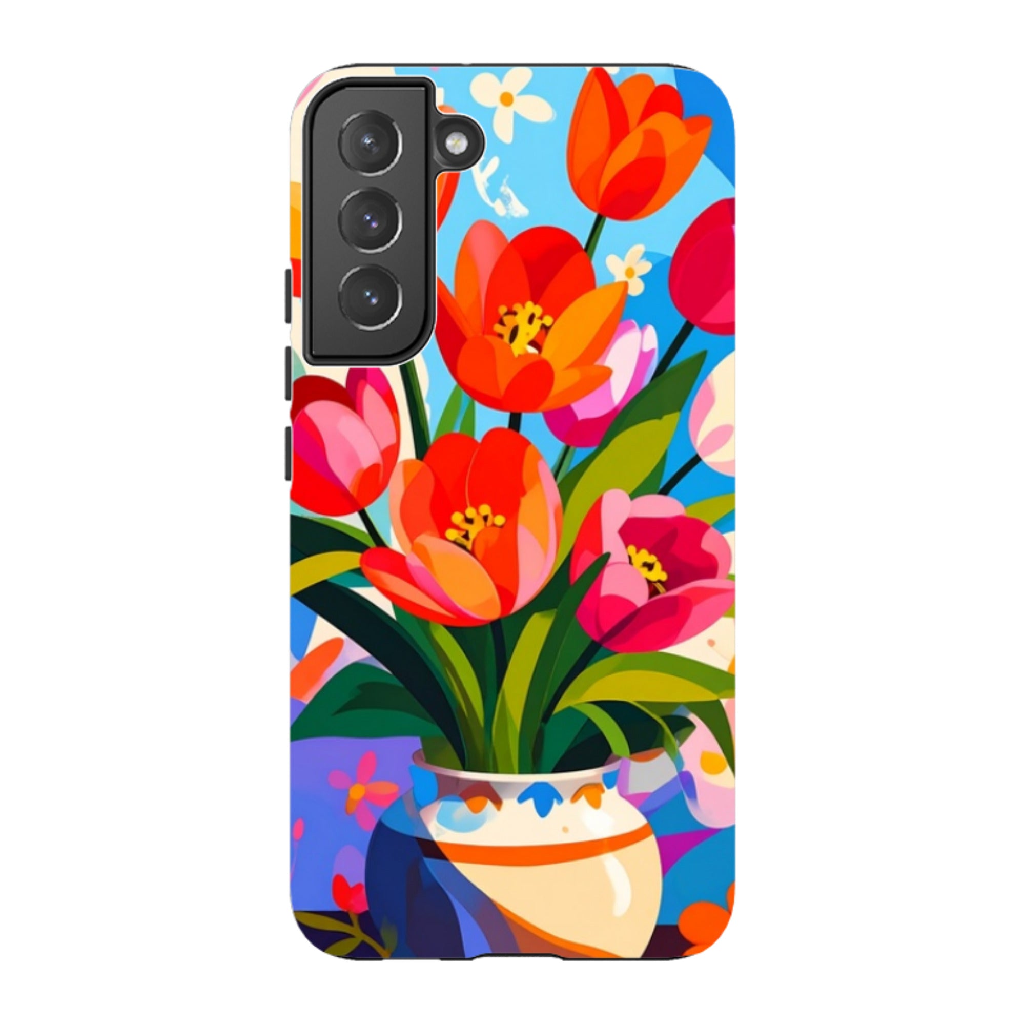 Samsung Tough Case - Tulip Pot Floral