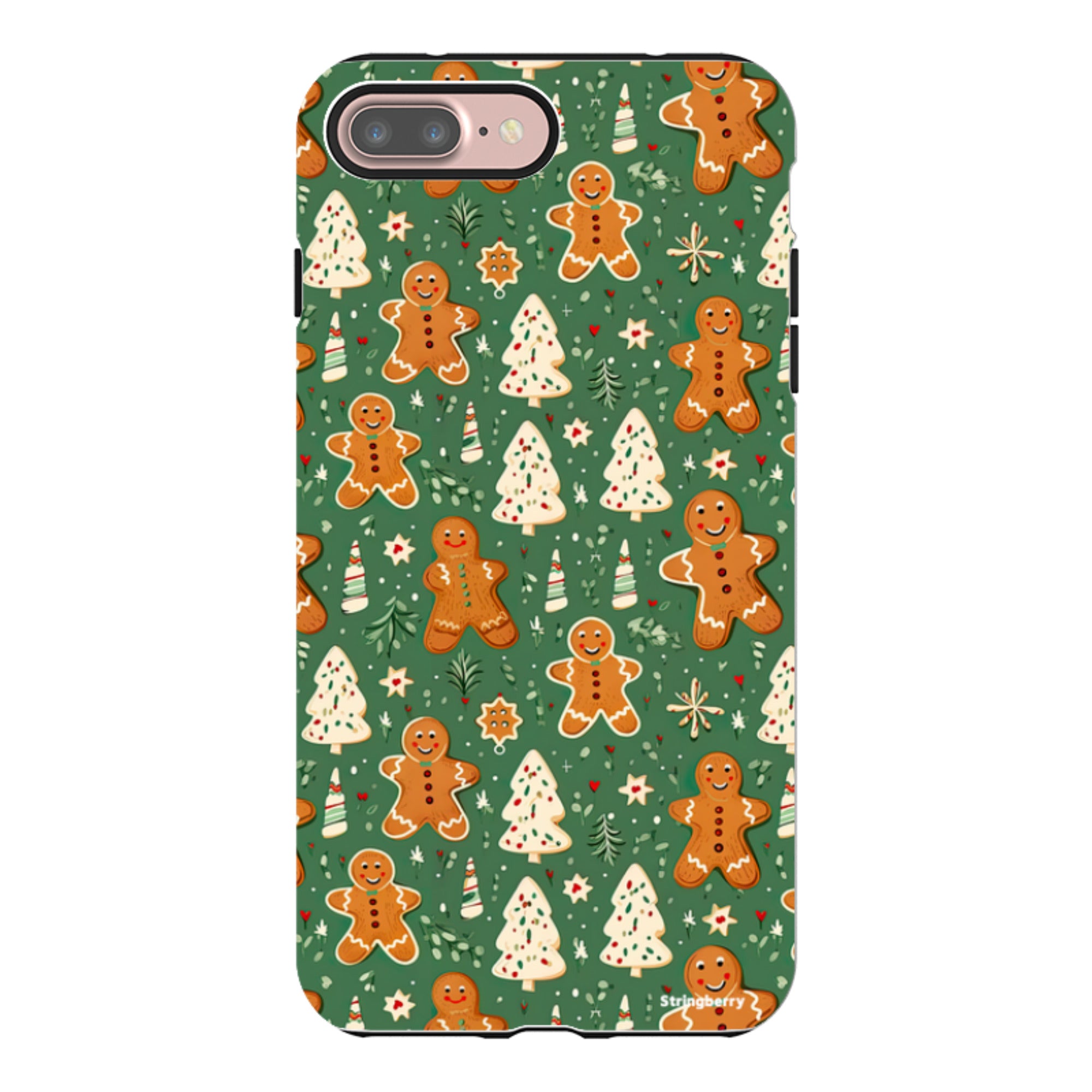 iPhone Tough Case - Ginger Bread Xmas II