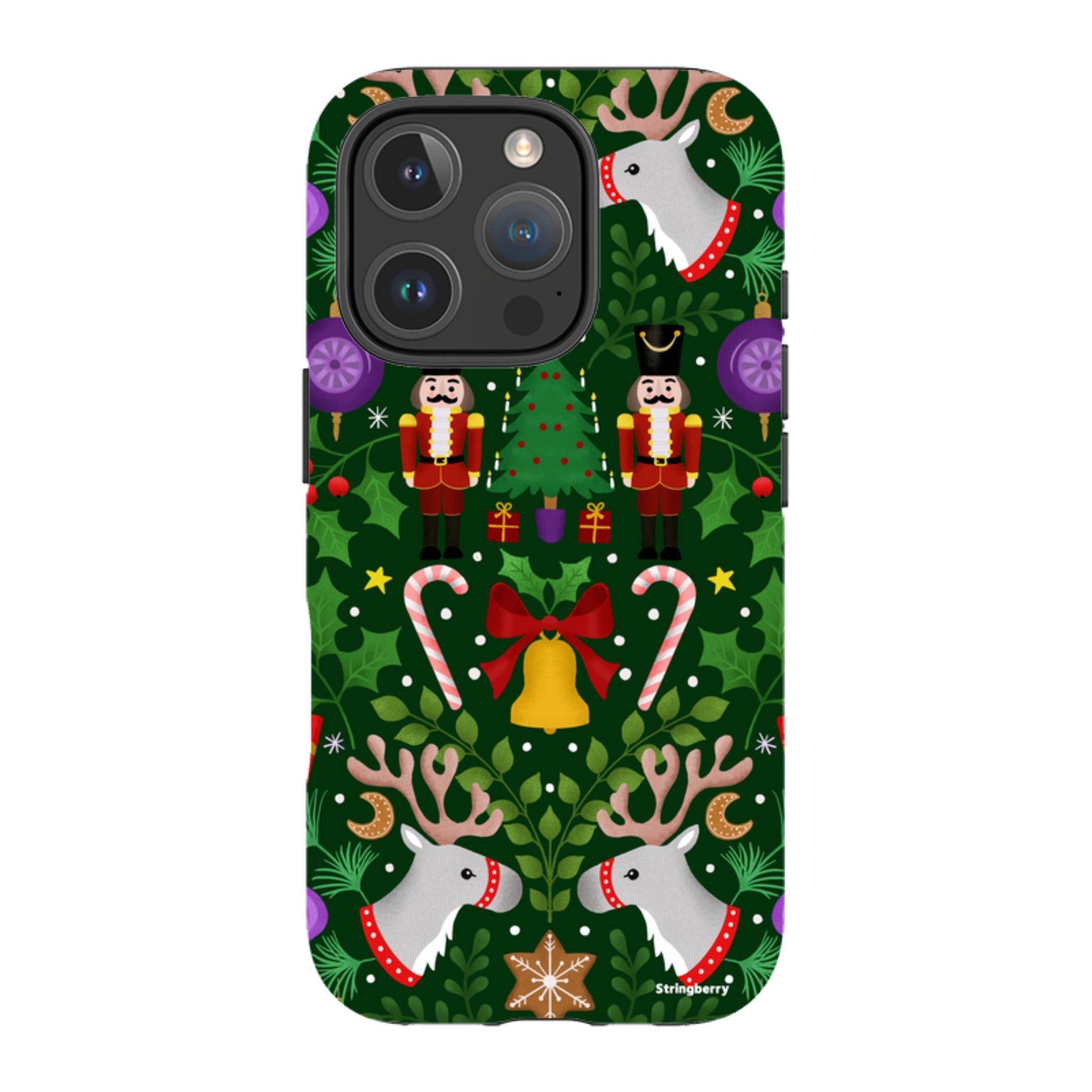 iPhone Tough Case - Xmas Pattern I By Bex Parkin