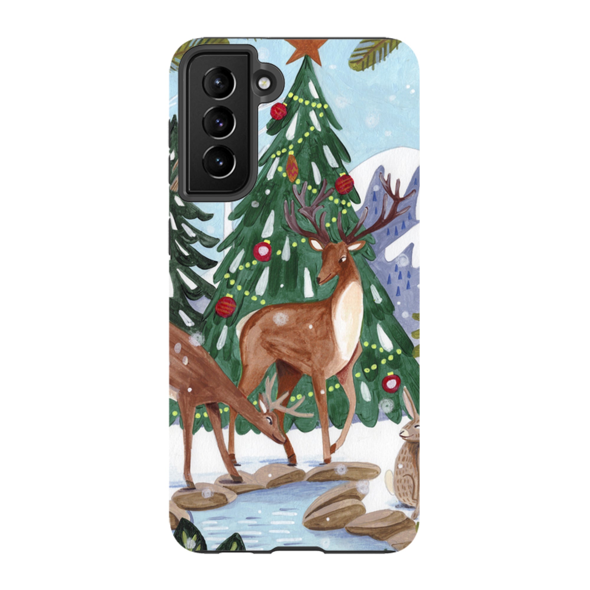 Samsung Tough Case - Winter Forest By Caroline Bonne Muller