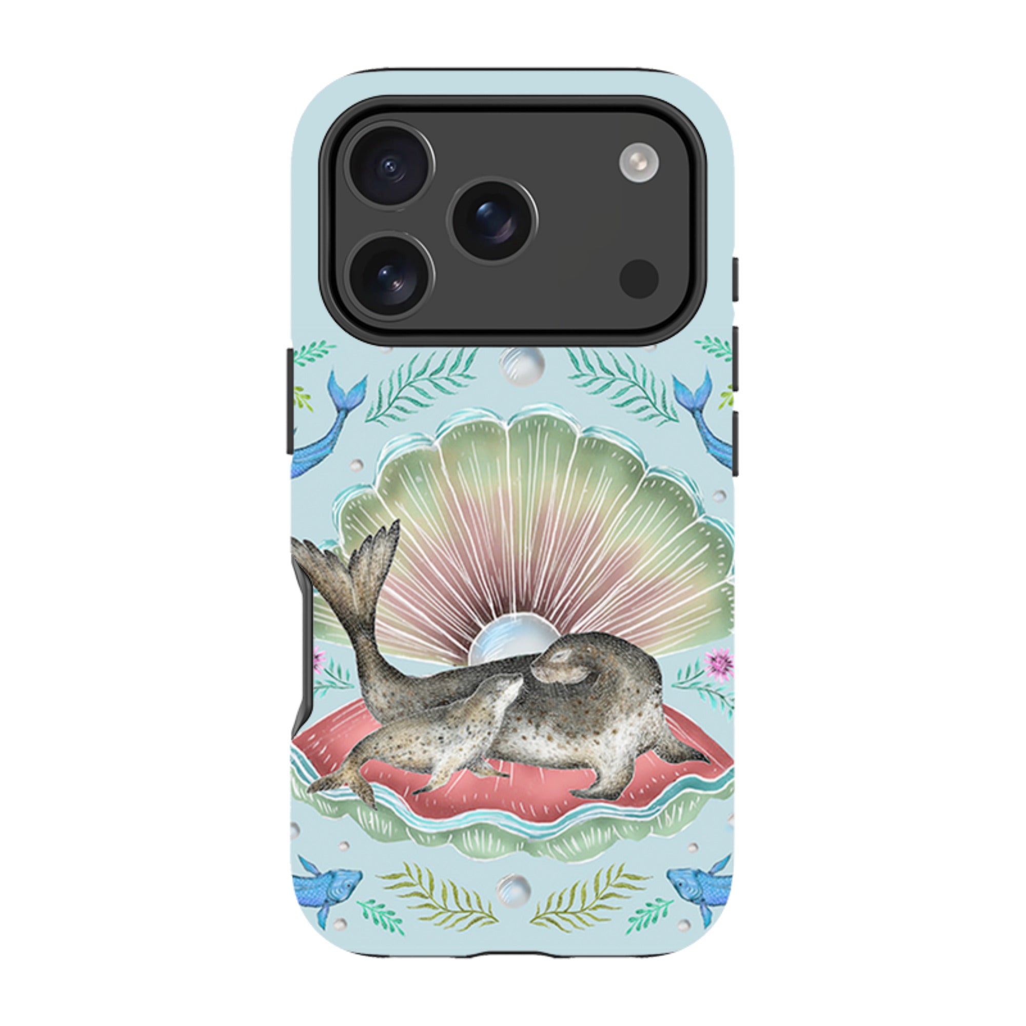 iPhone MagSafe Tough Case -  Seals In Shell By Catherine Rowe