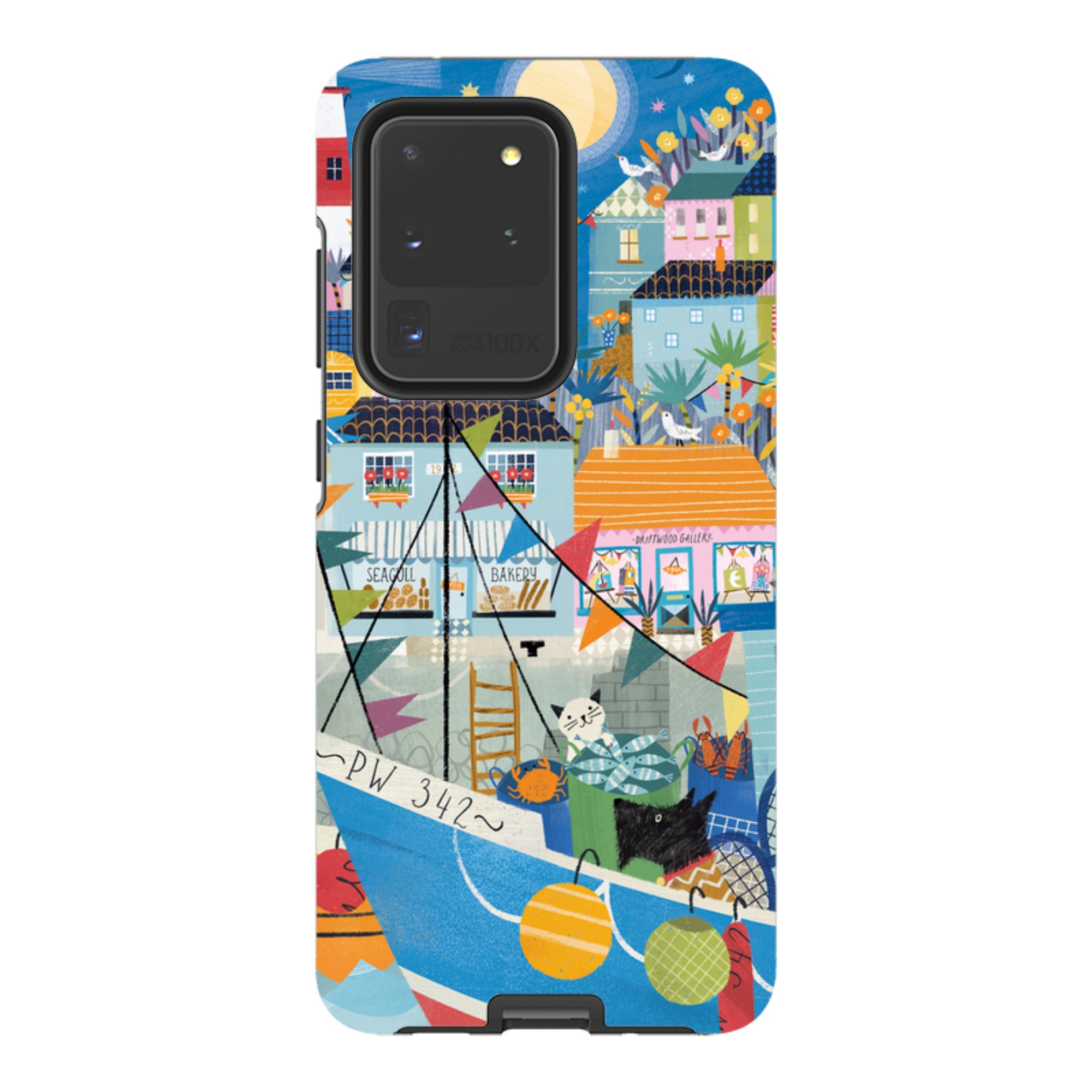 Samsung Tough  Case - Night Harbour 2 By Ali Brookes
