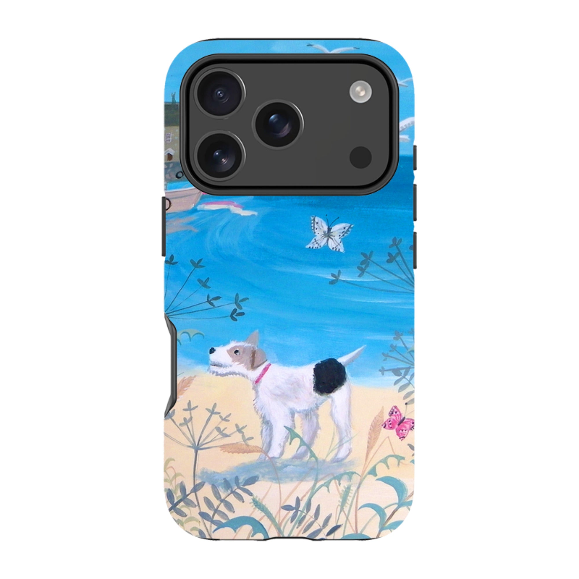 iPhone Tough Case - Seaside Dog By Mary Stubberfield