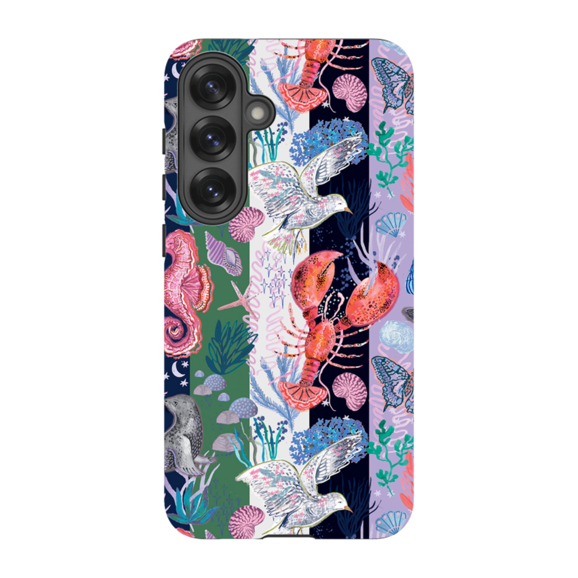 Samsung Tough  Case - Coastal Calling Stripe I By Emma Frances Grant