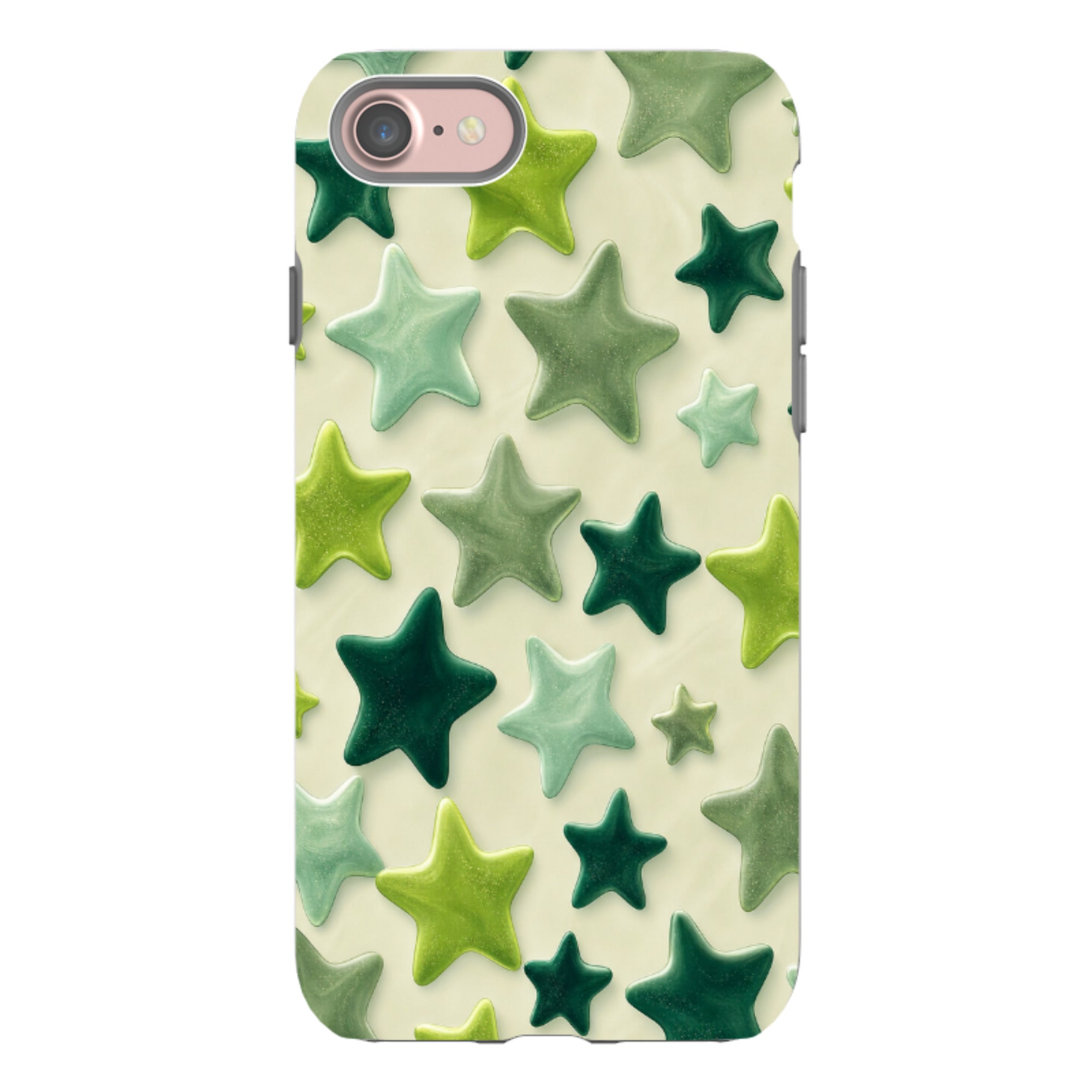 iPhone Tough Case - Sage Green Star