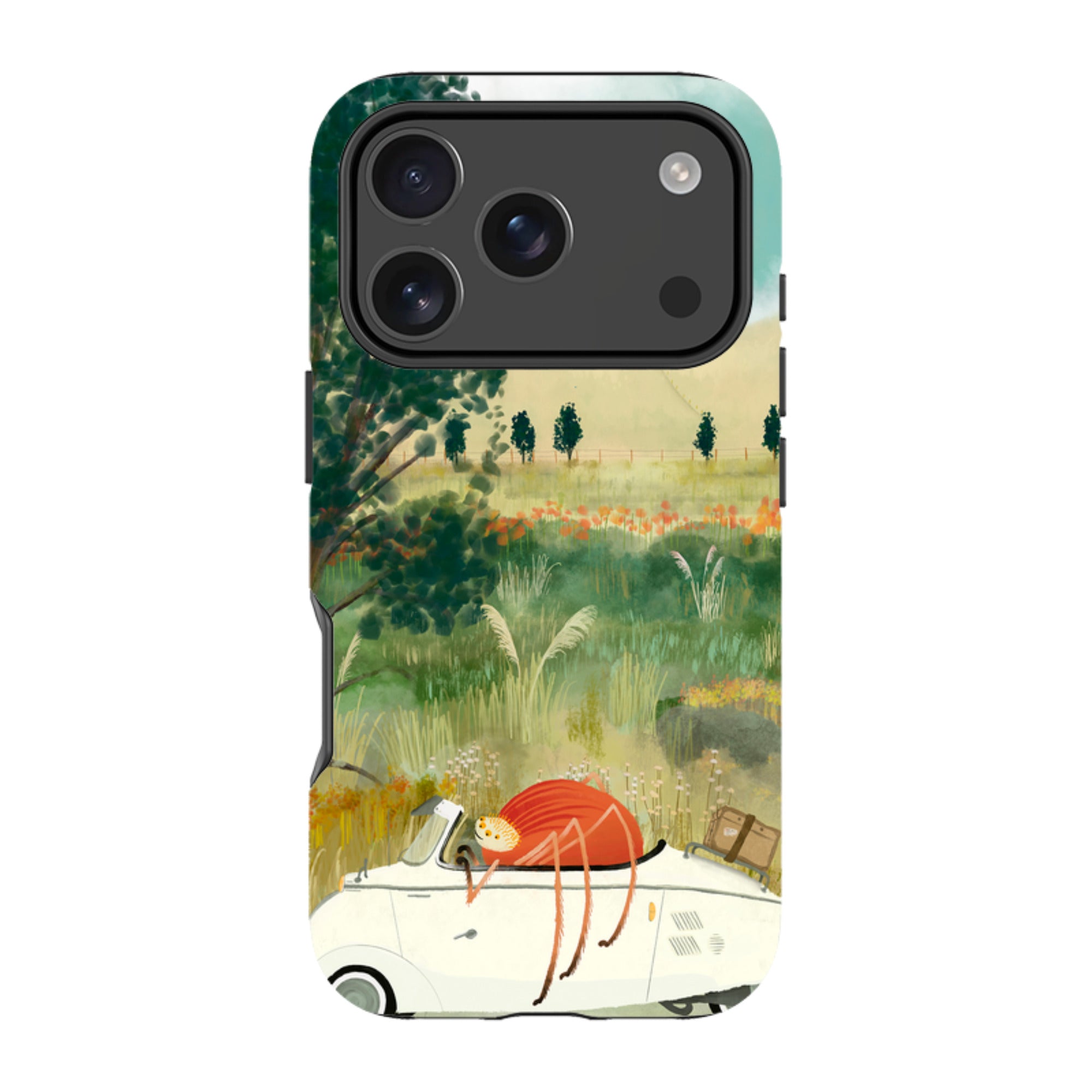 iPhone MagSafe Tough Case -  Happy Travels By Katherine Quinn