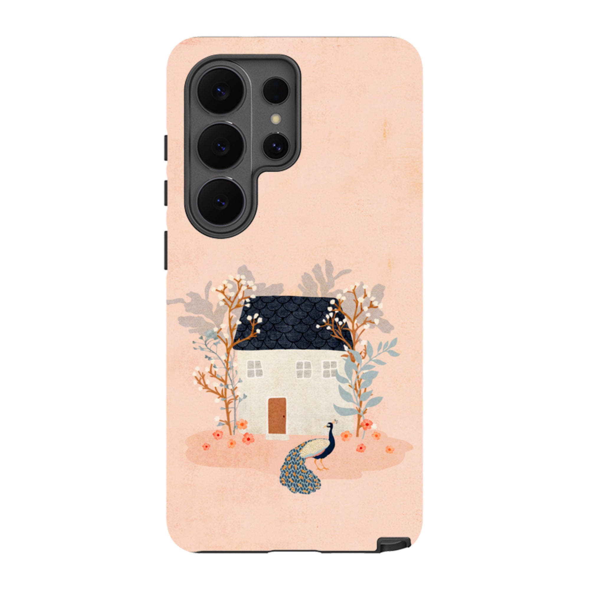 Samsung Tough Case - Home Pink By Katherine Quinn
