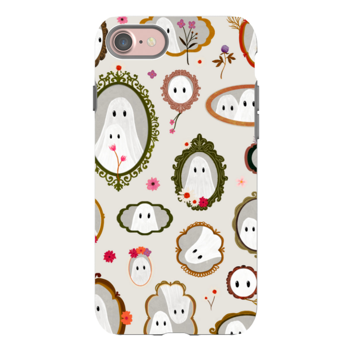 iPhone Tough Case - Framed Ghosts - Stone By Katherine Quinn
