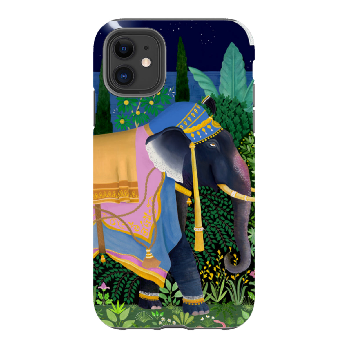iPhone Tough Case - Indian Elephant By Bex Parkin