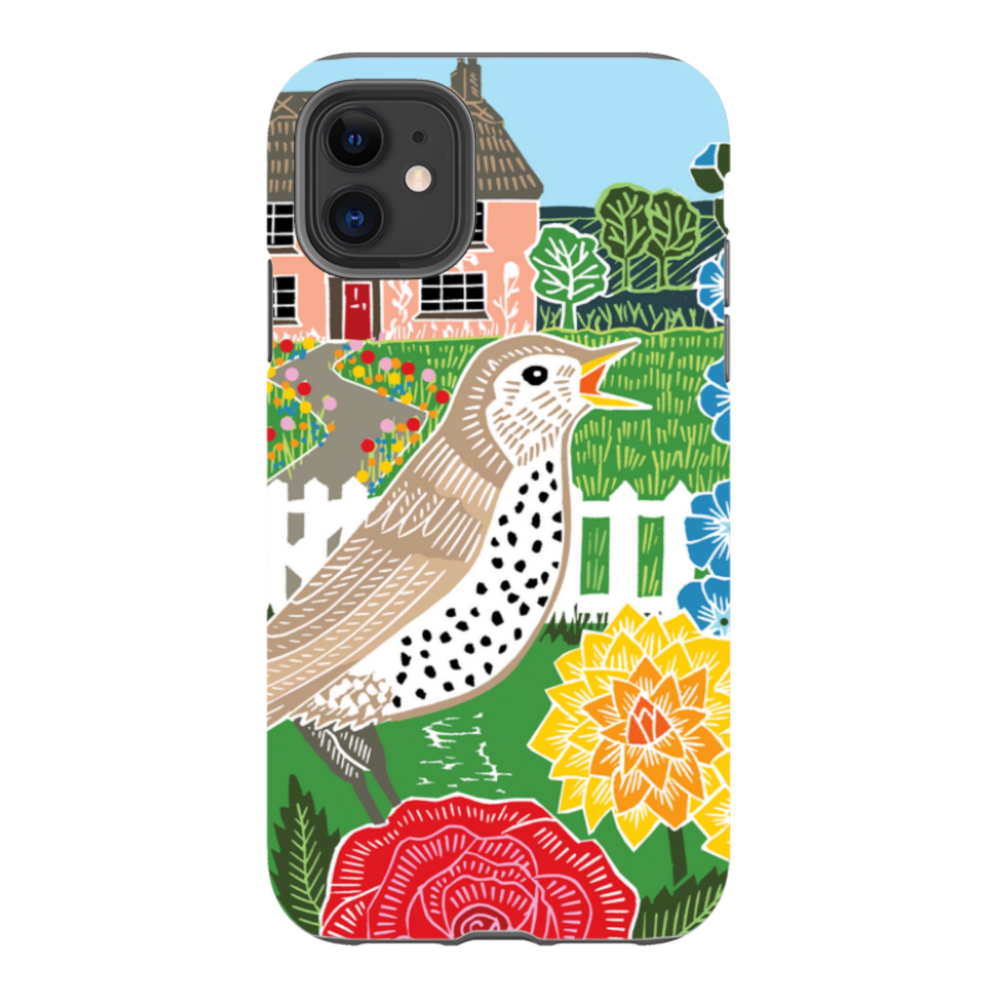 iPhone Tough Case - Cottage Garden By Kate Heiss