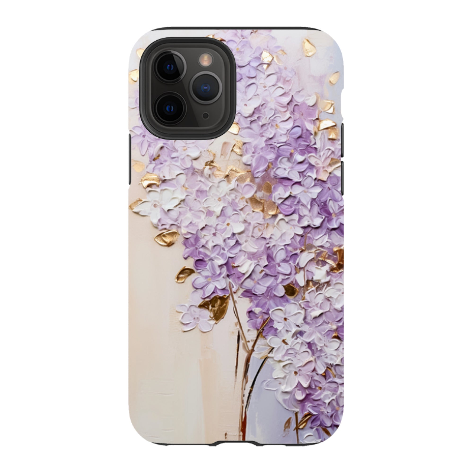 iPhone Tough Case - Purple Floral