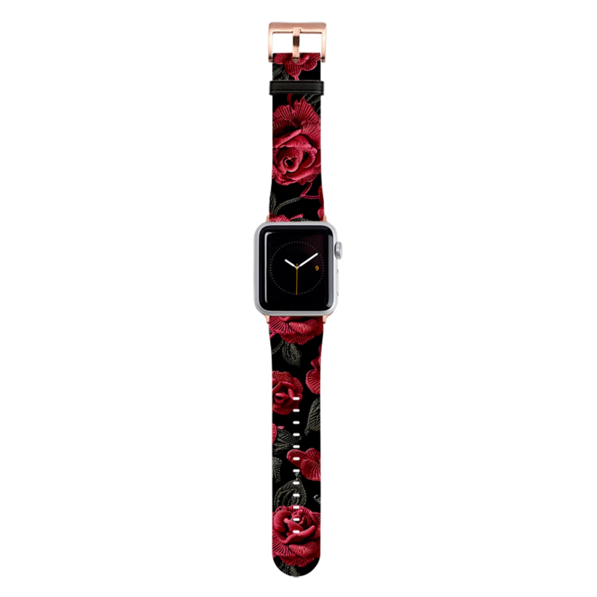 Dark Roses Apple Watch Strap