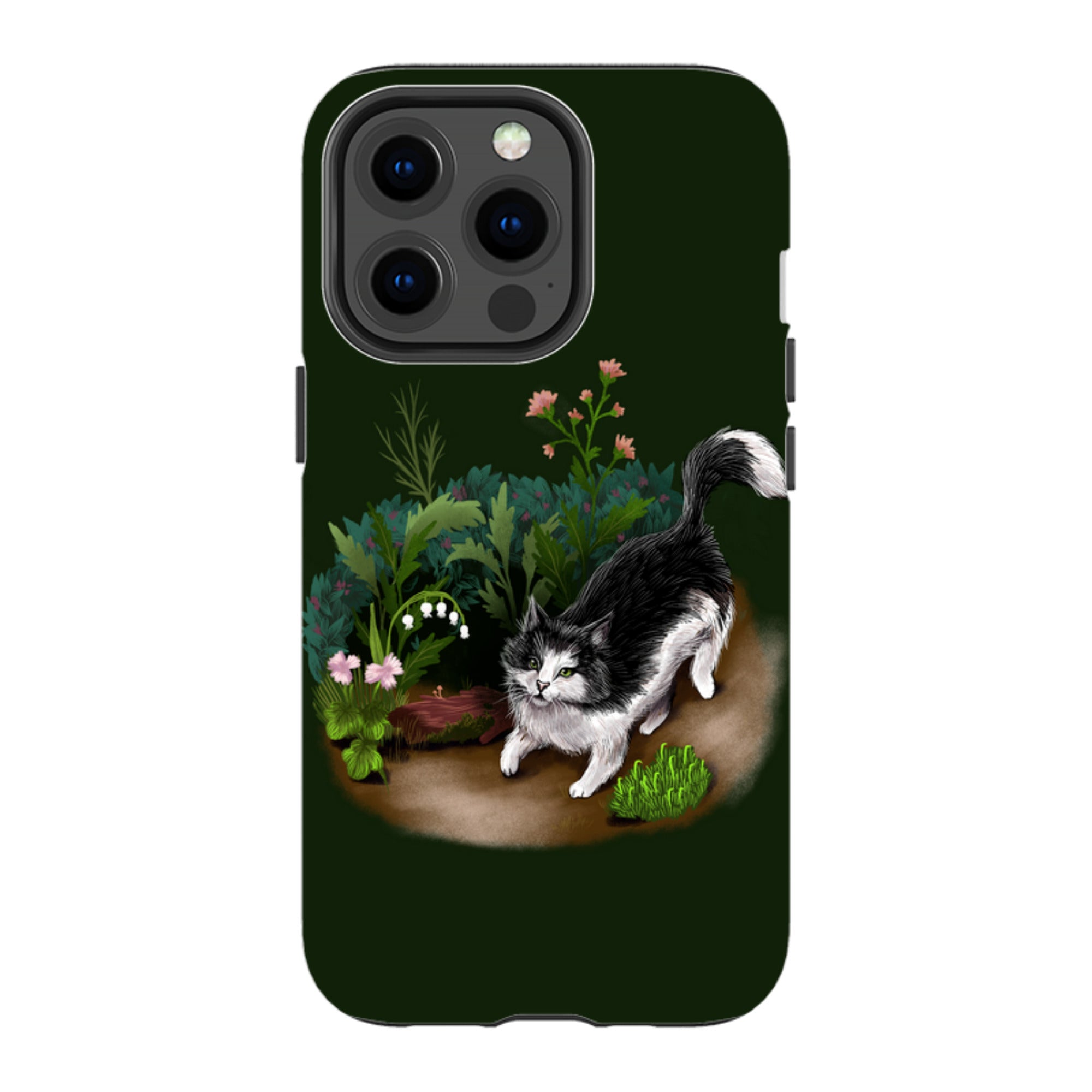 iPhone MagSafe Tough Case -  Munchkin Cat By Anna Stead