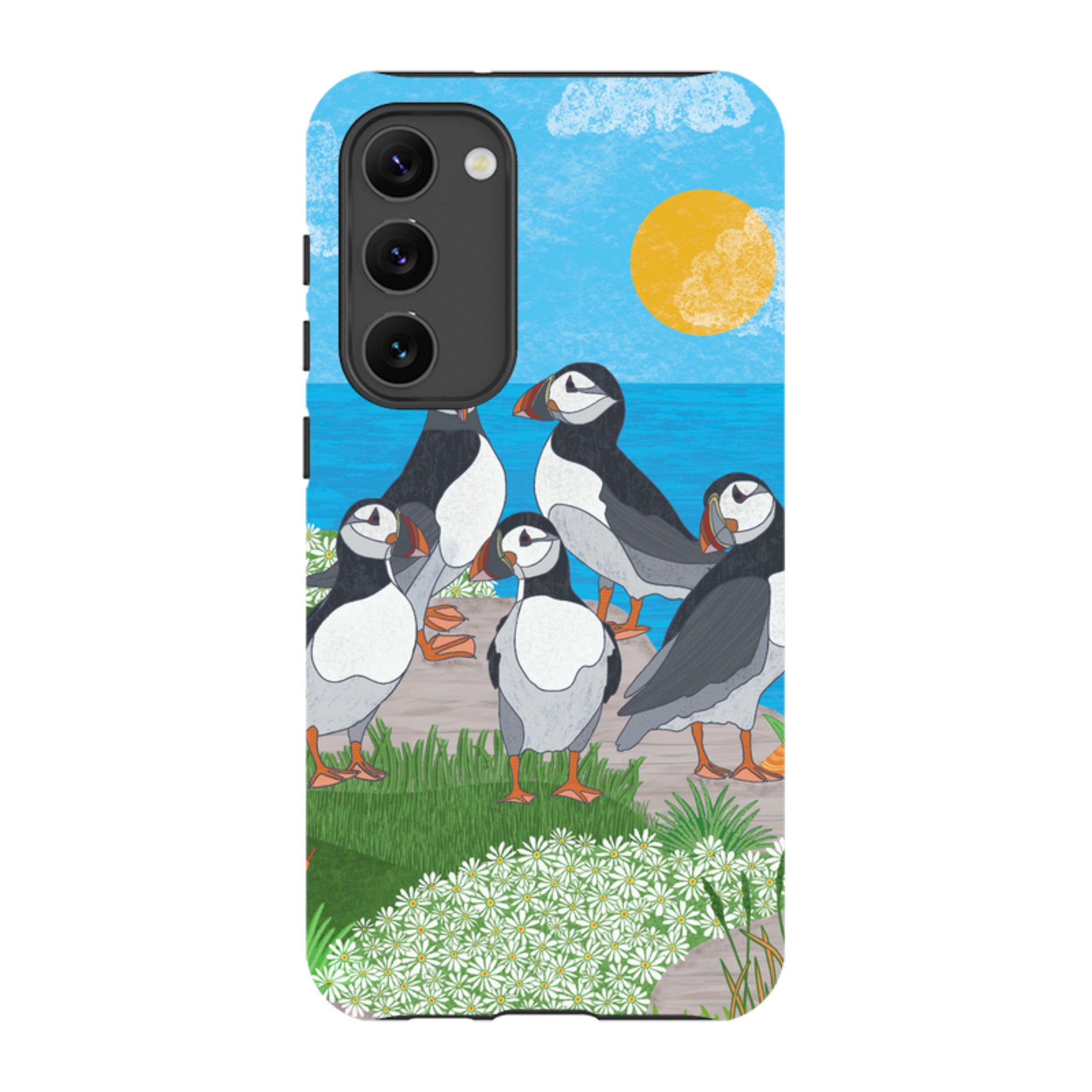 Samsung Tough Case - Puffins By Natalie Pedetti Prack