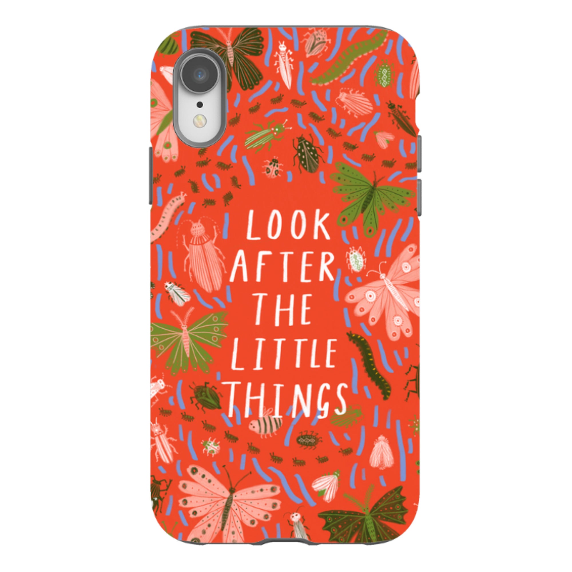 iPhone Tough Case - Little Things Orange By Lee Foster Wilson