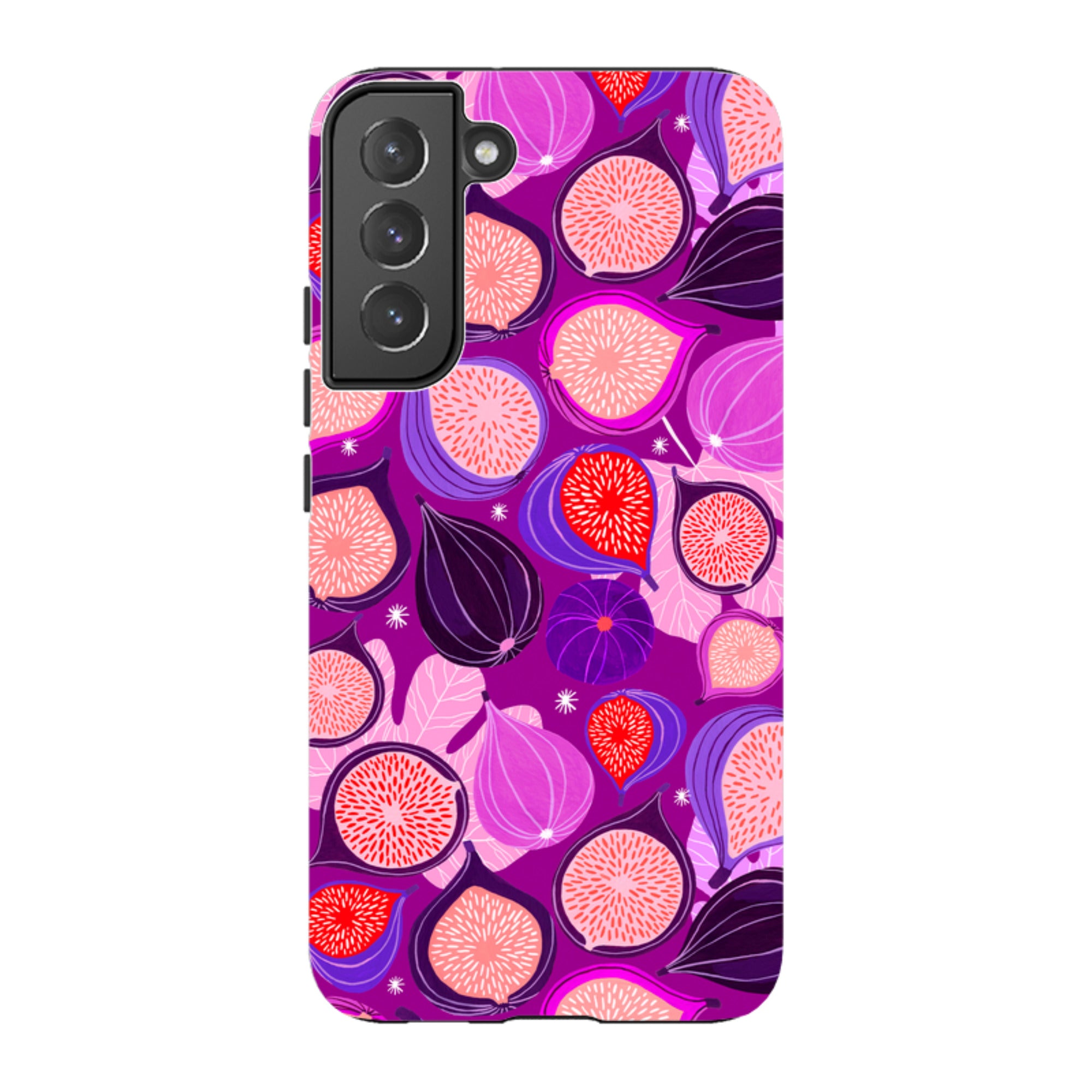 Samsung Tough Case - Ficolino Purple Pattern By Madalina Andronic