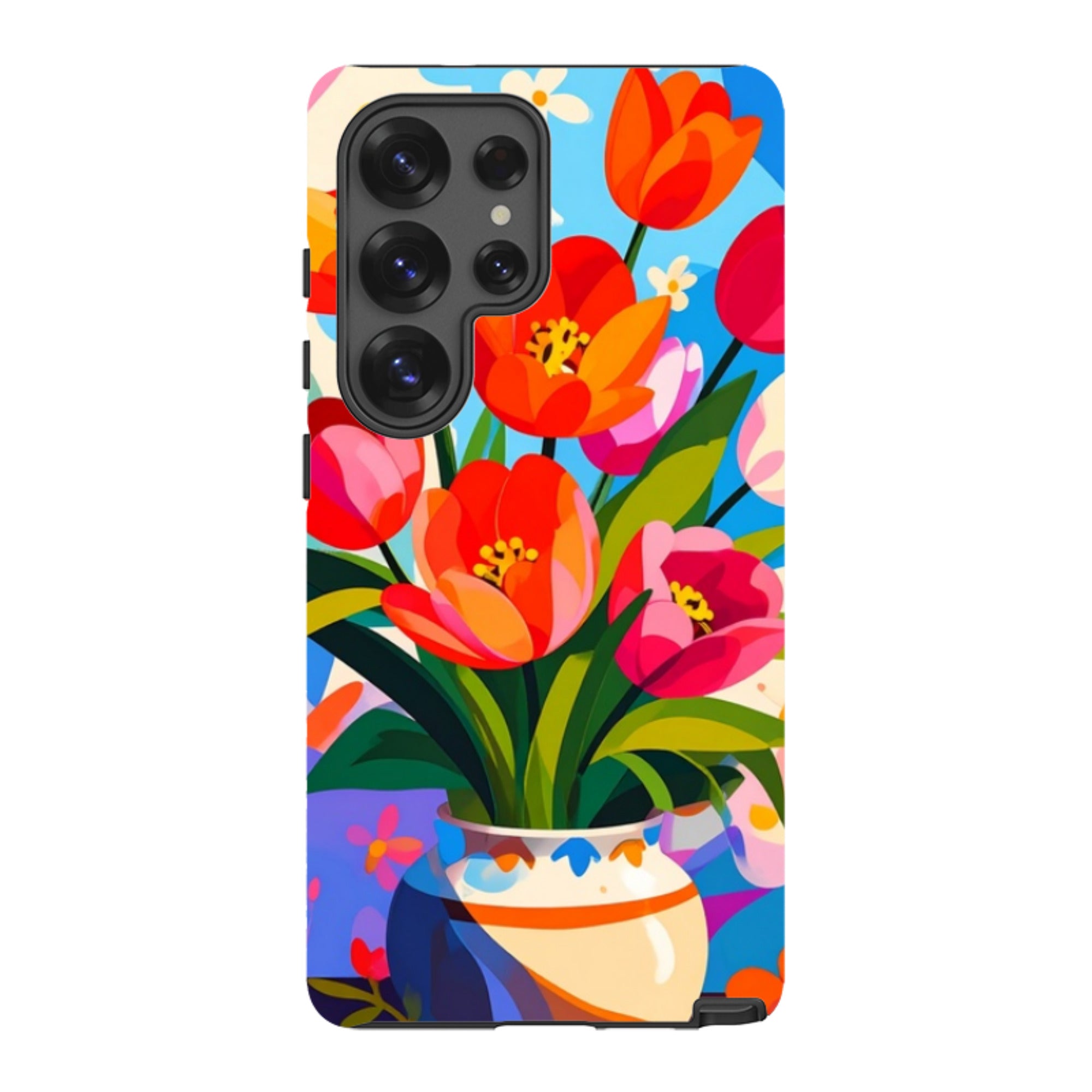 Samsung Tough Case - Tulip Pot Floral