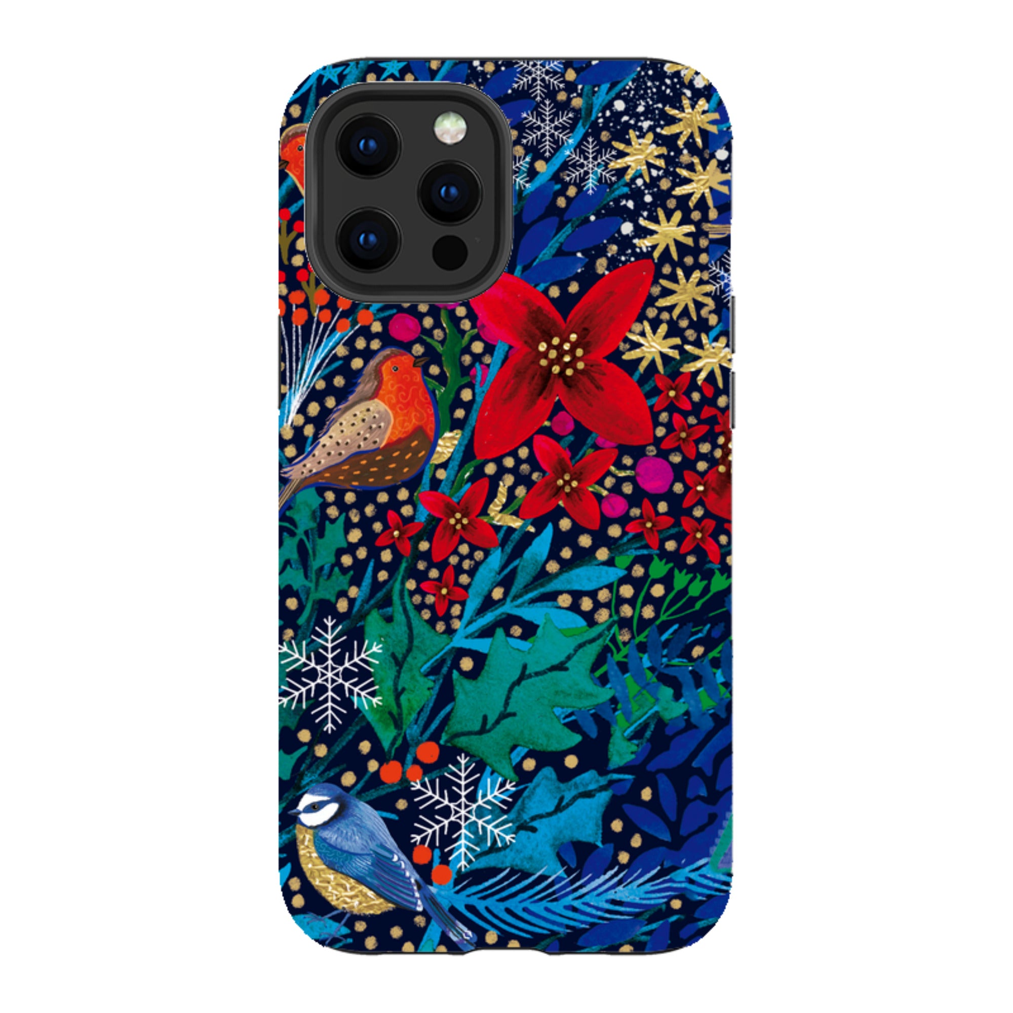 iPhone Tough Case - Xmas Robin II By Emma Frances Grant