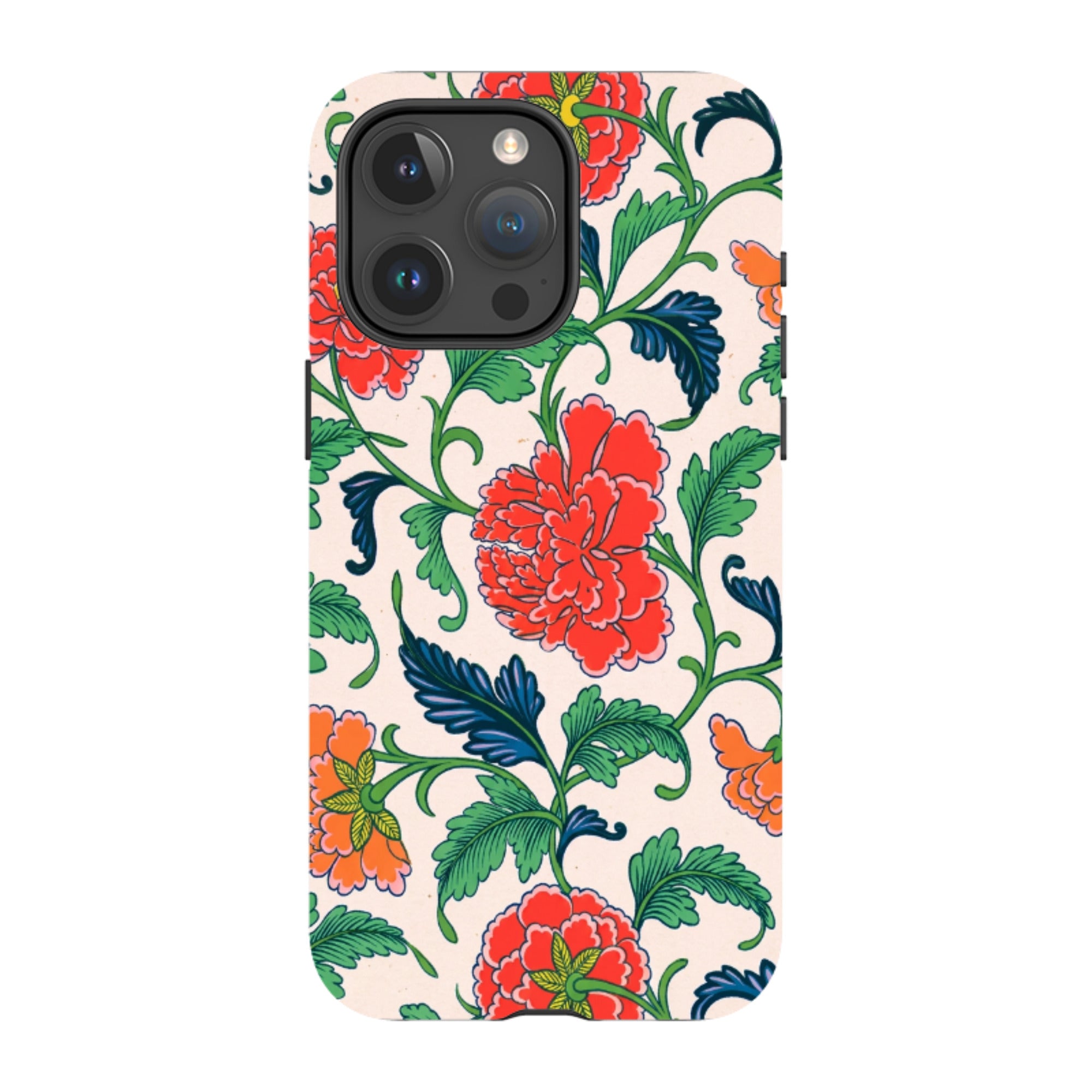 iPhone MagSafe Tough Case - Vintage Peony Floral