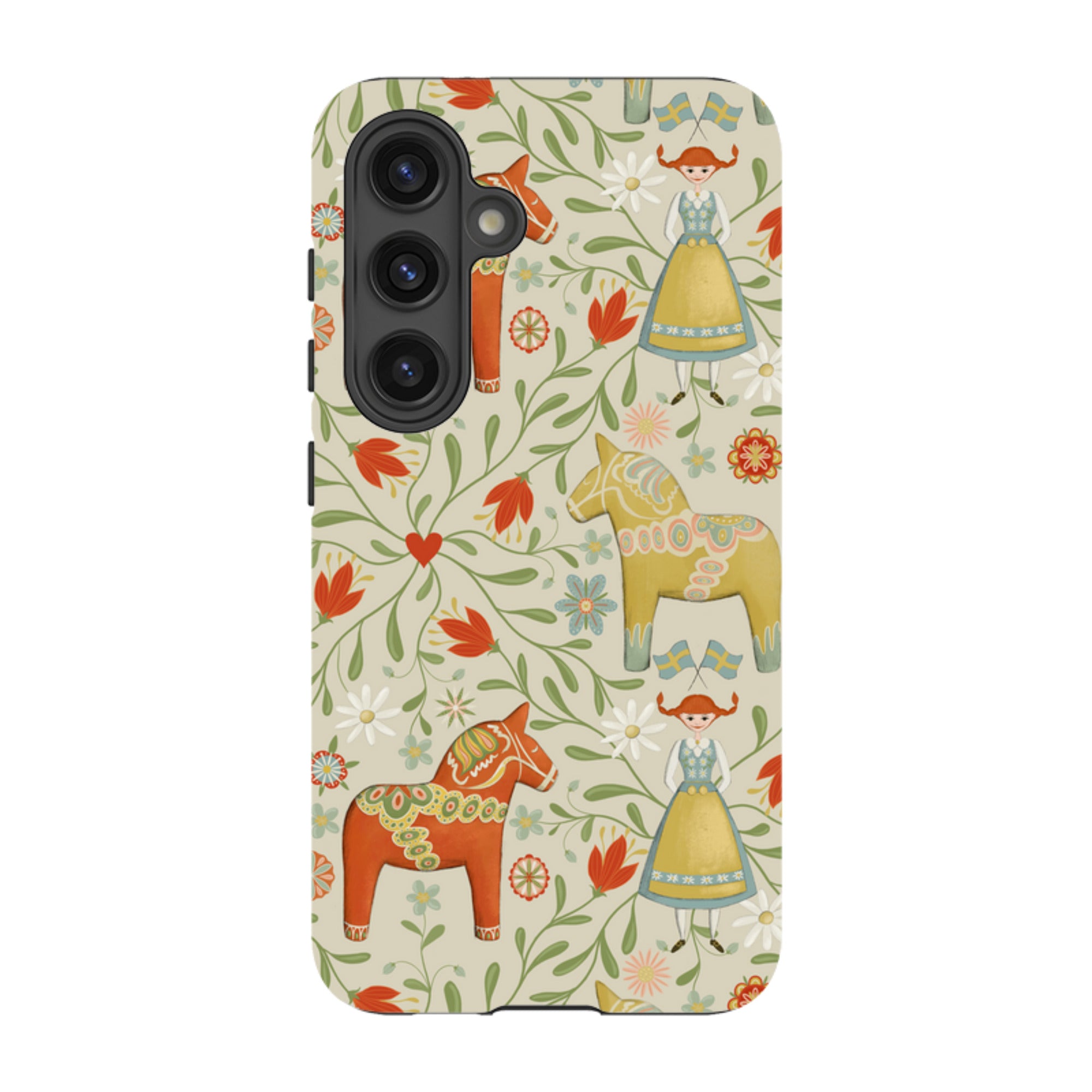 Samsung Tough  Case - Dala Horse By Maja Lindberg