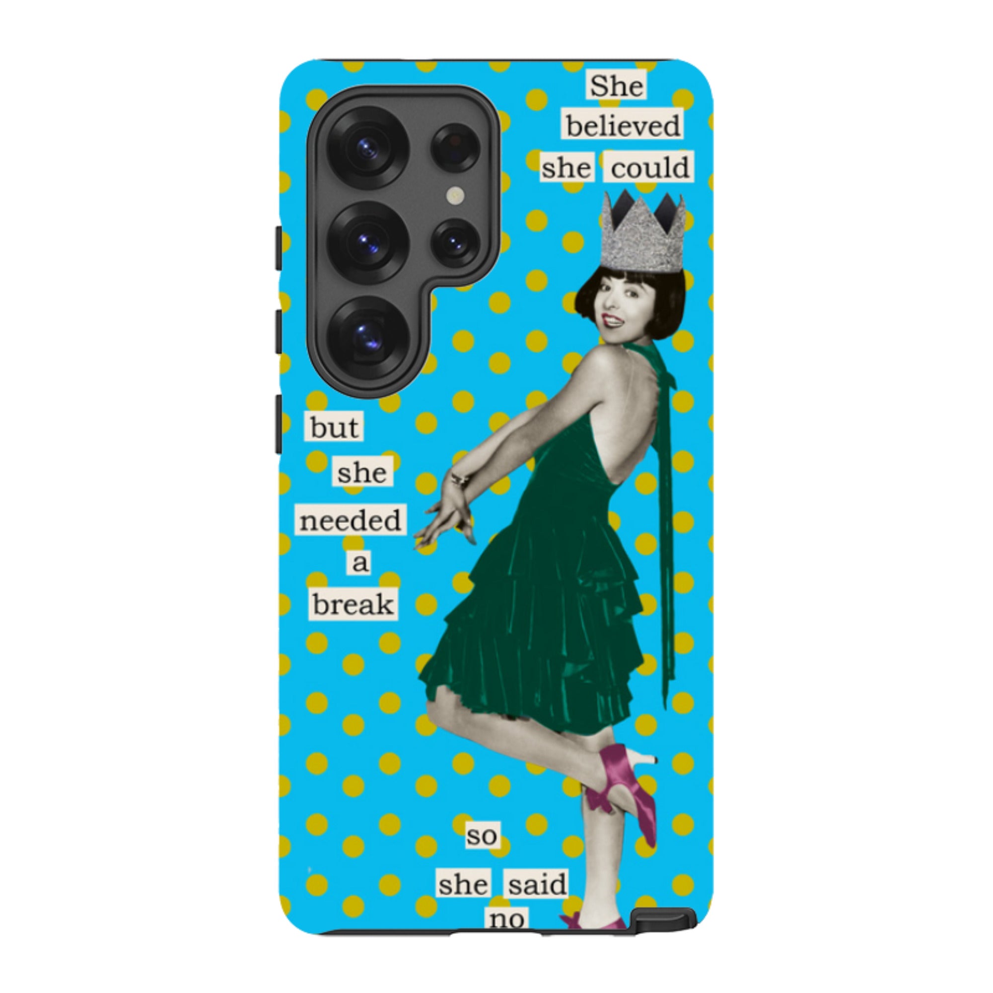 Samsung Tough Case - She Believed She Could By Clare Jordan