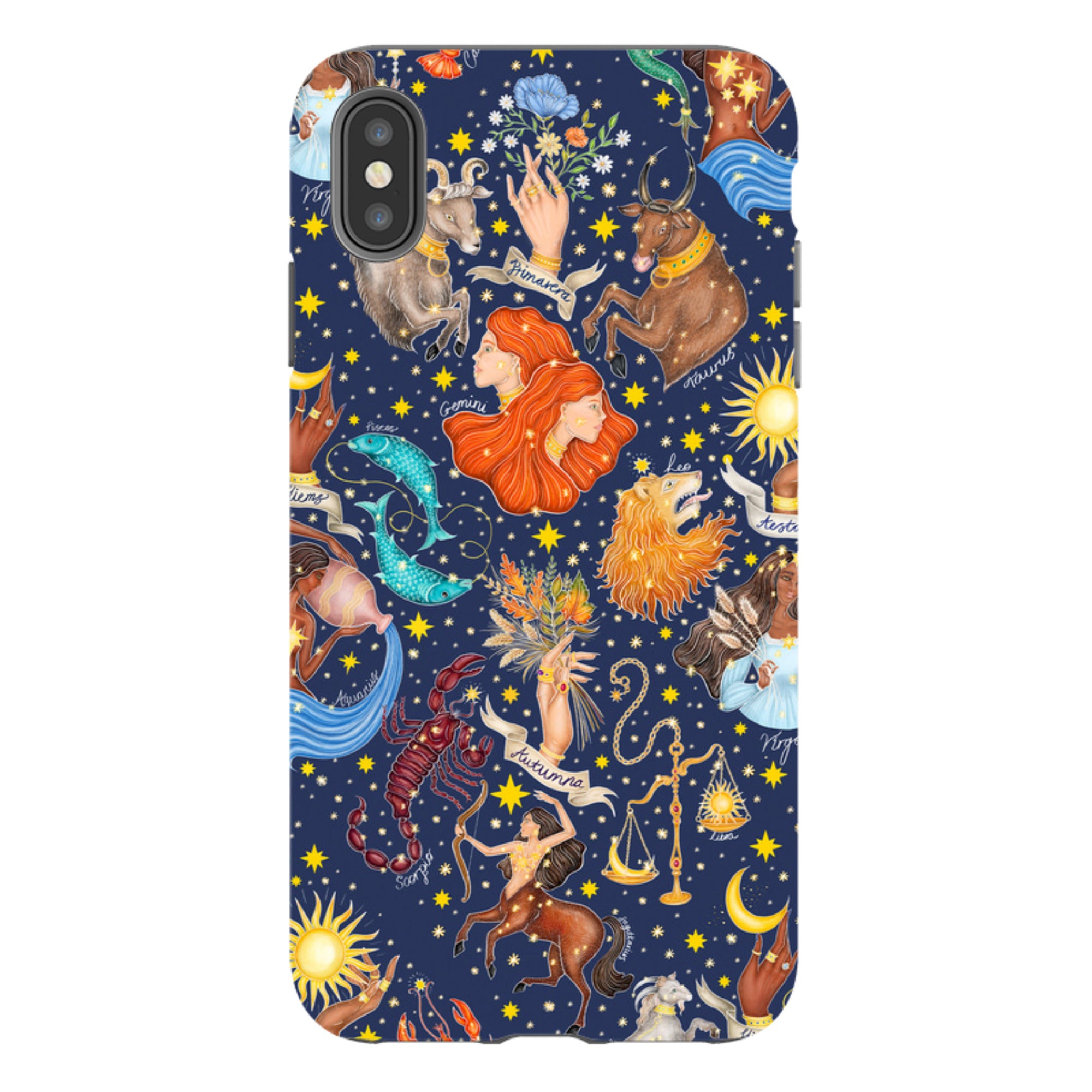 iPhone Tough Case - Zodiac Composite By Catherine Rowe