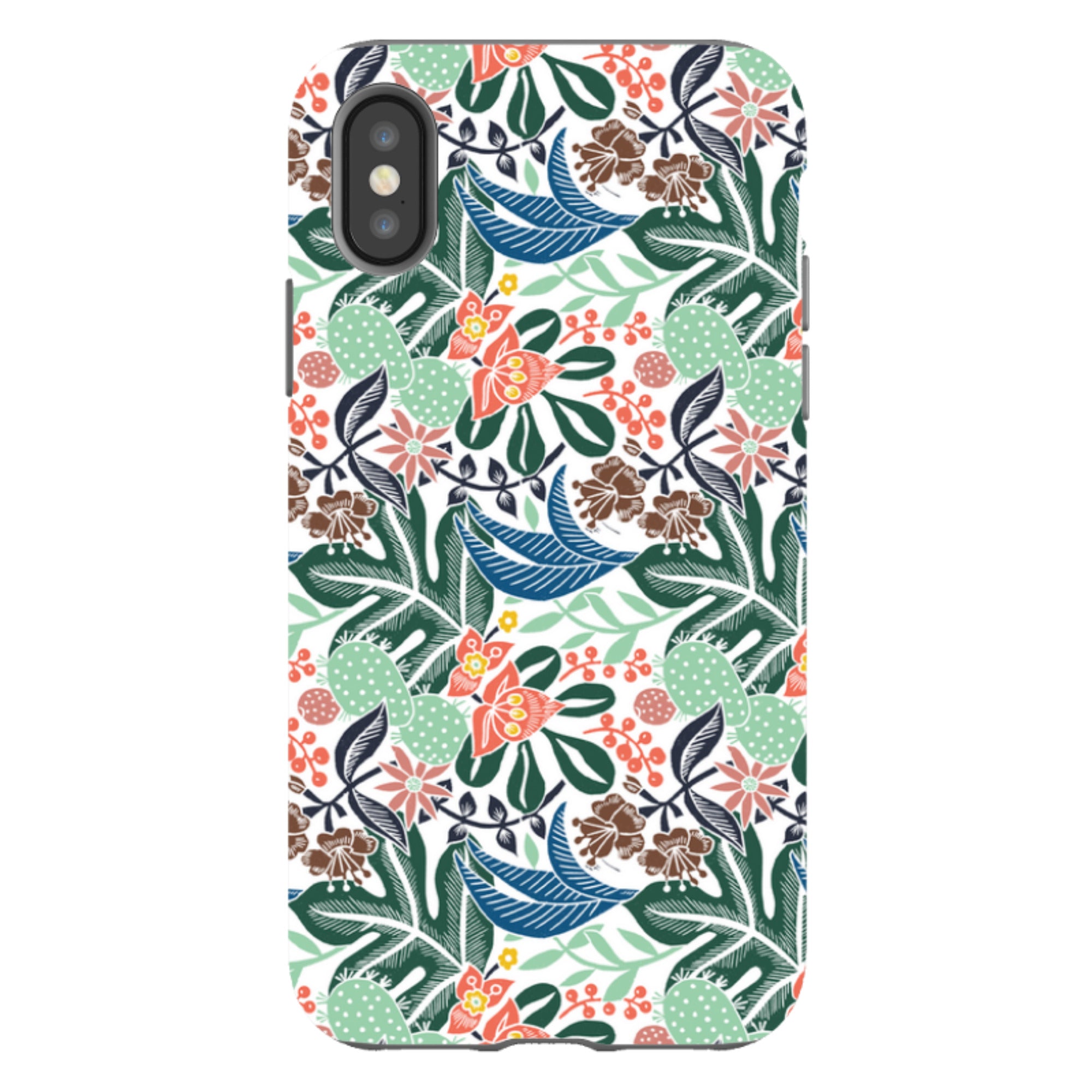 iPhone Tough Case - Tropical Cactus 2 By Kate Heiss
