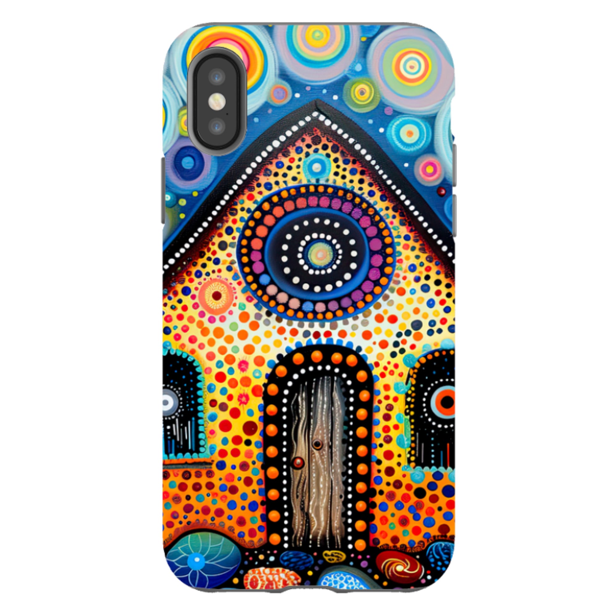 iPhone Case - Folk Art House III