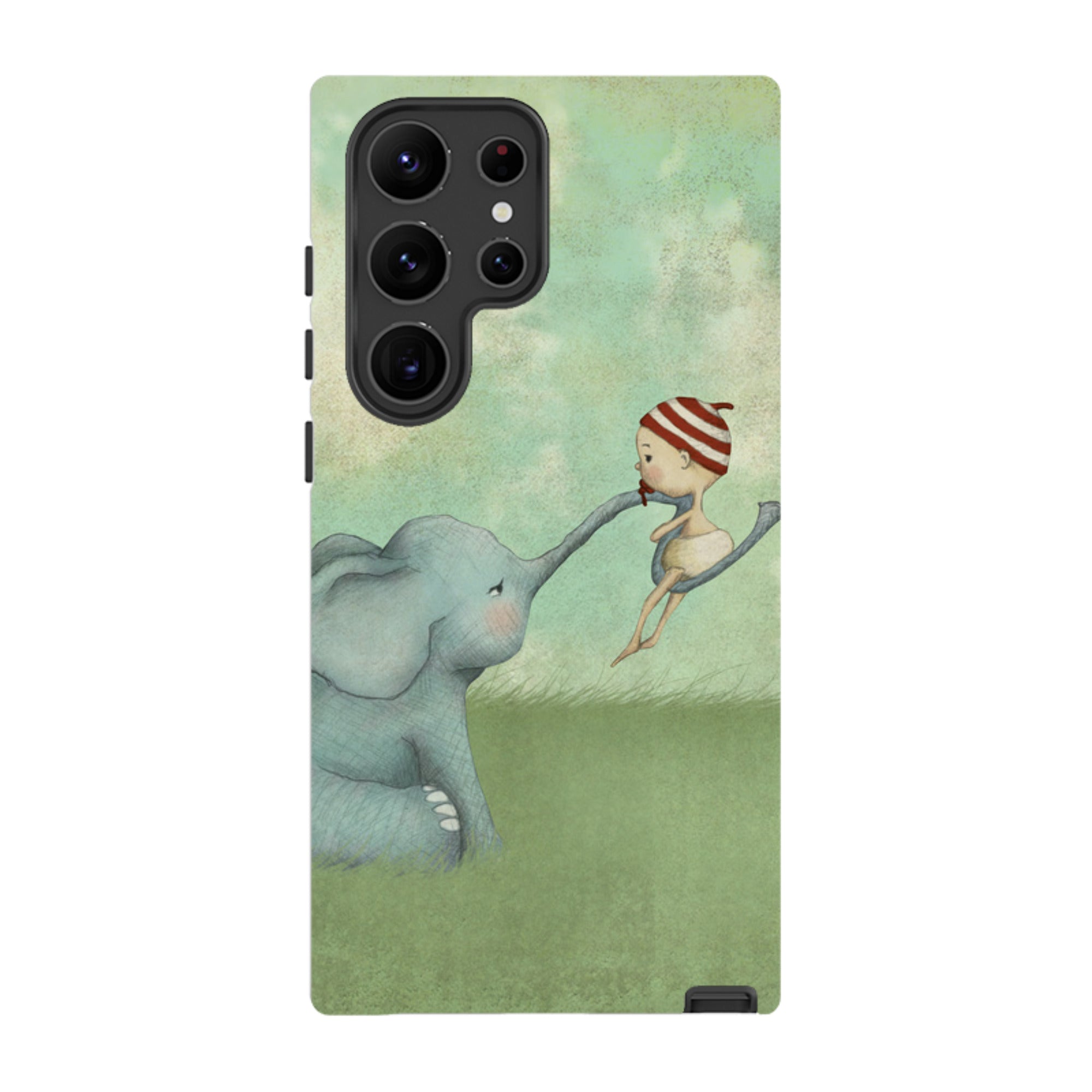 Samsung Tough Case - Elephant Baby By Maja Lindberg