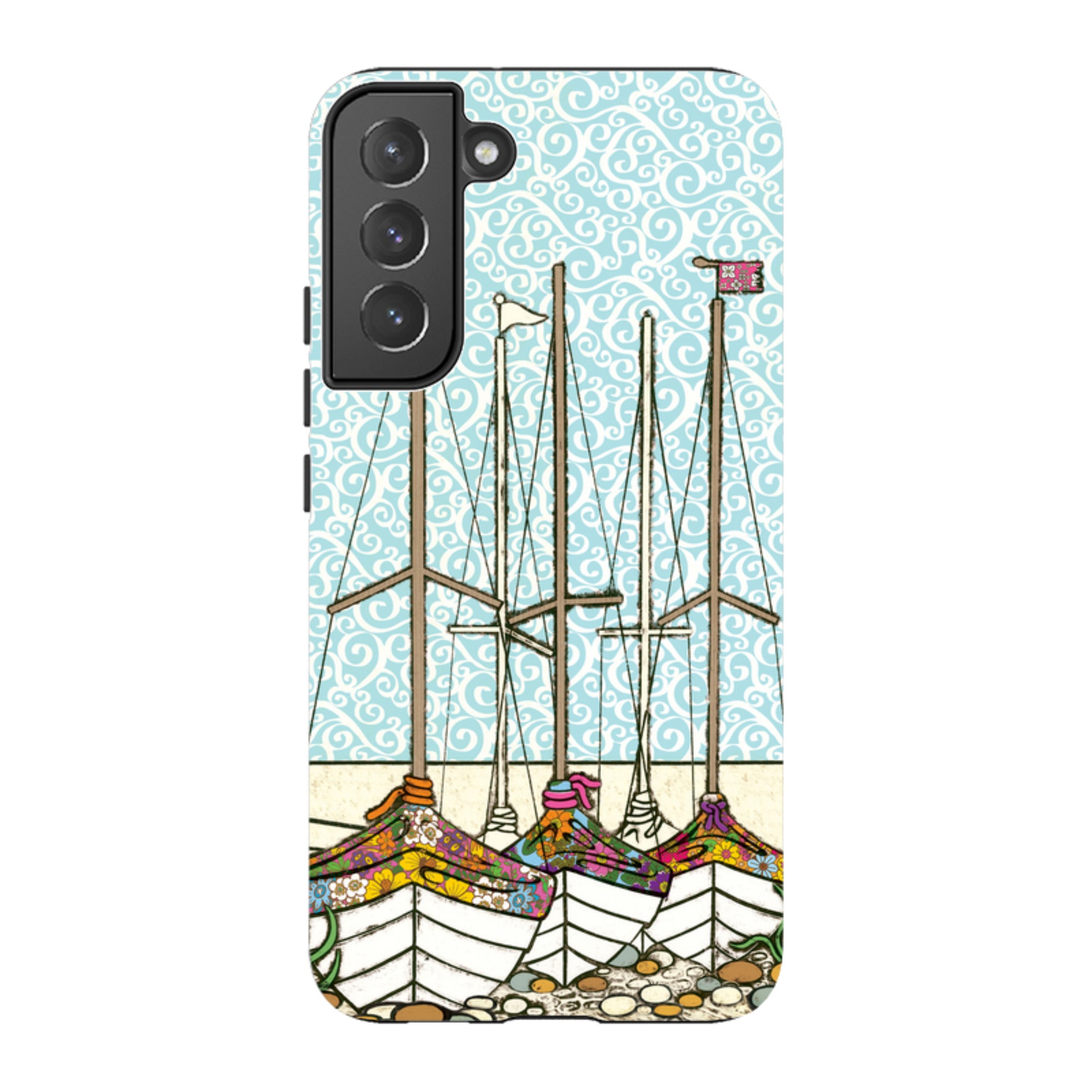 Samsung Tough Case - Boats At Rest By Amelia Bowman