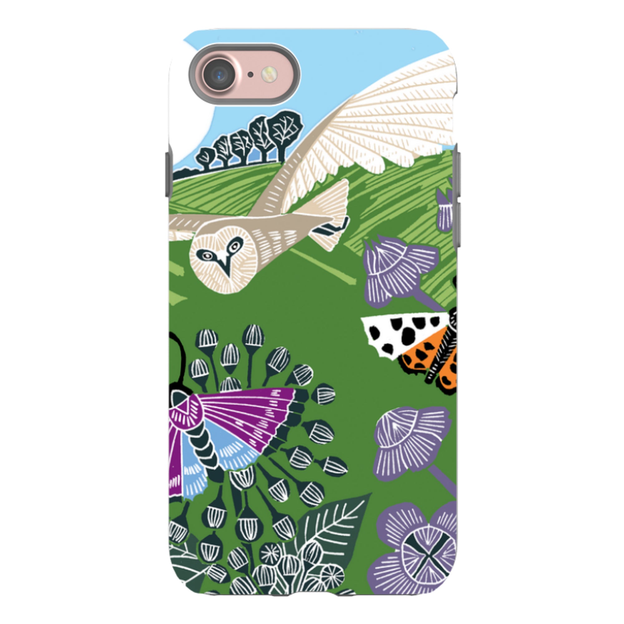 iPhone Tough Case - Morning Barn Owl By Kate Heiss