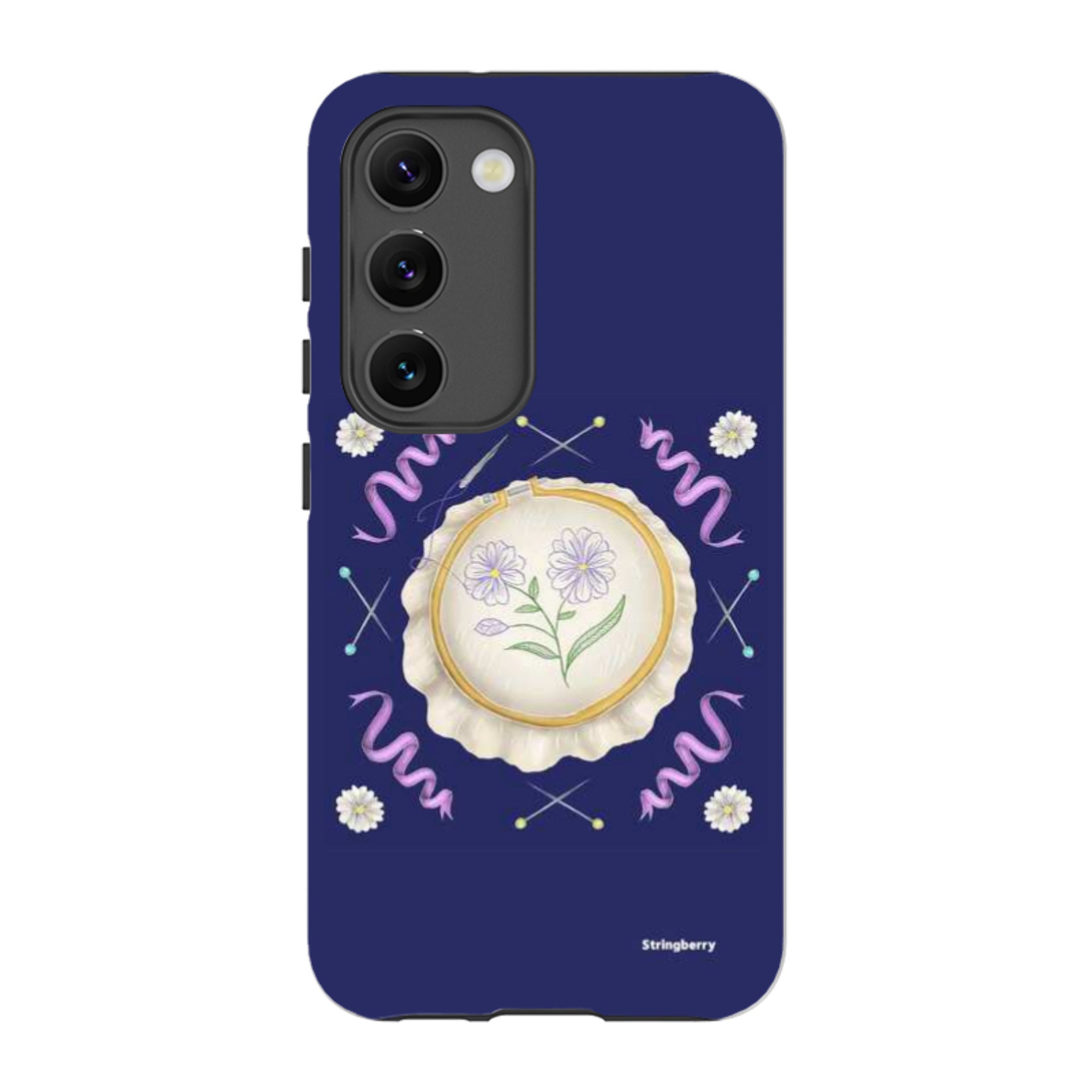 Samsung Tough Case - Daisy Needlework By Catherine Rowe