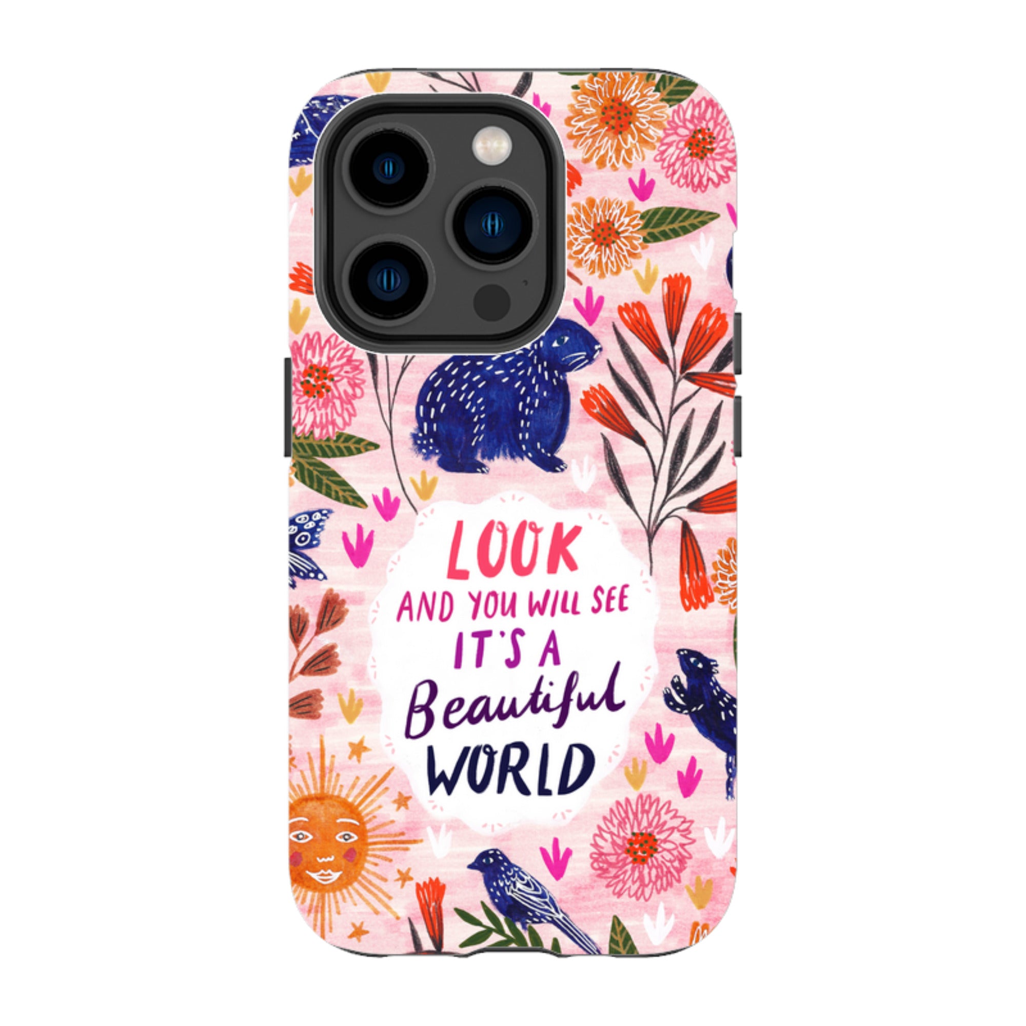 iPhone Tough Case - Beautiful World By Lee Foster Wilson