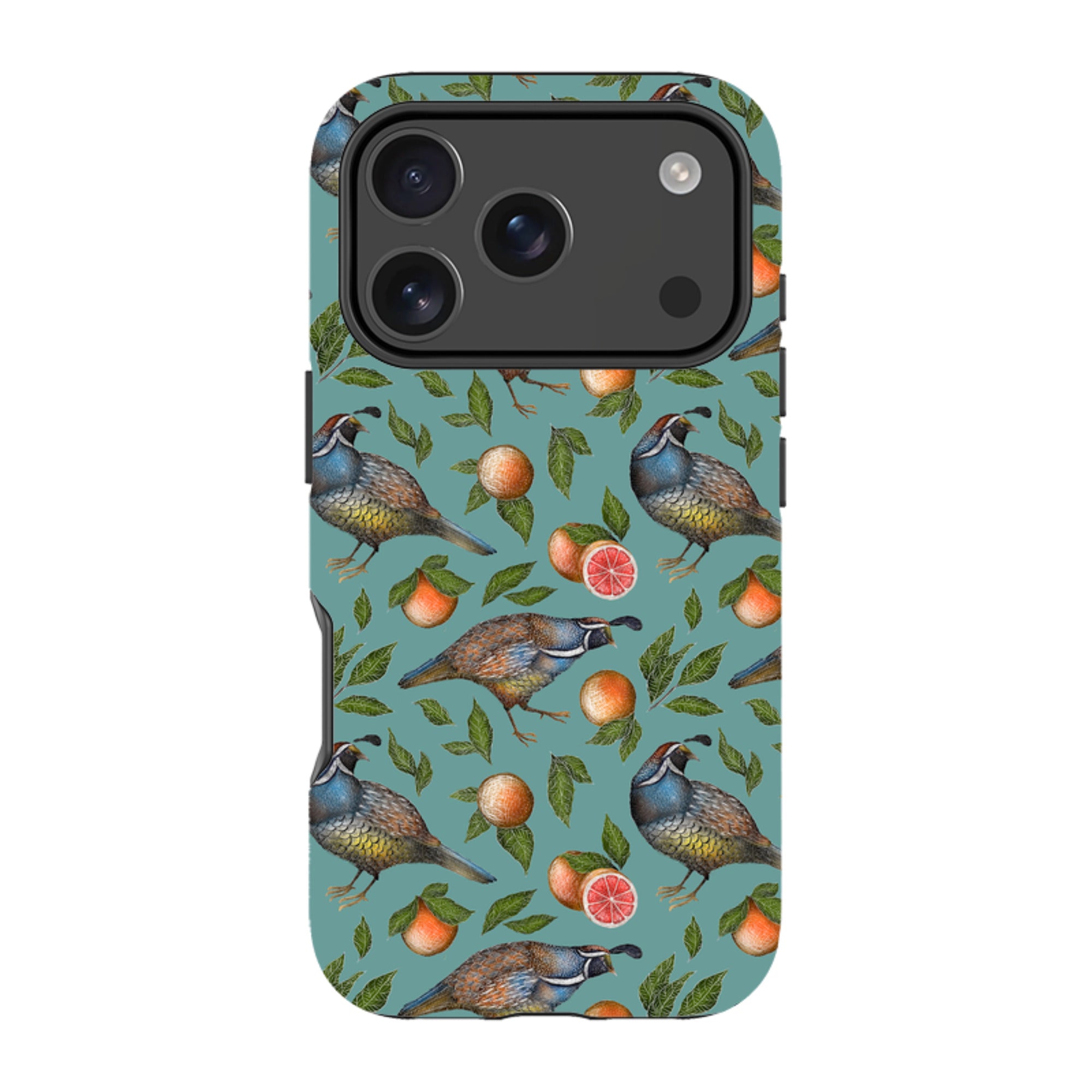 iPhone Tough Case - Quails Pattern By Catherine Rowe