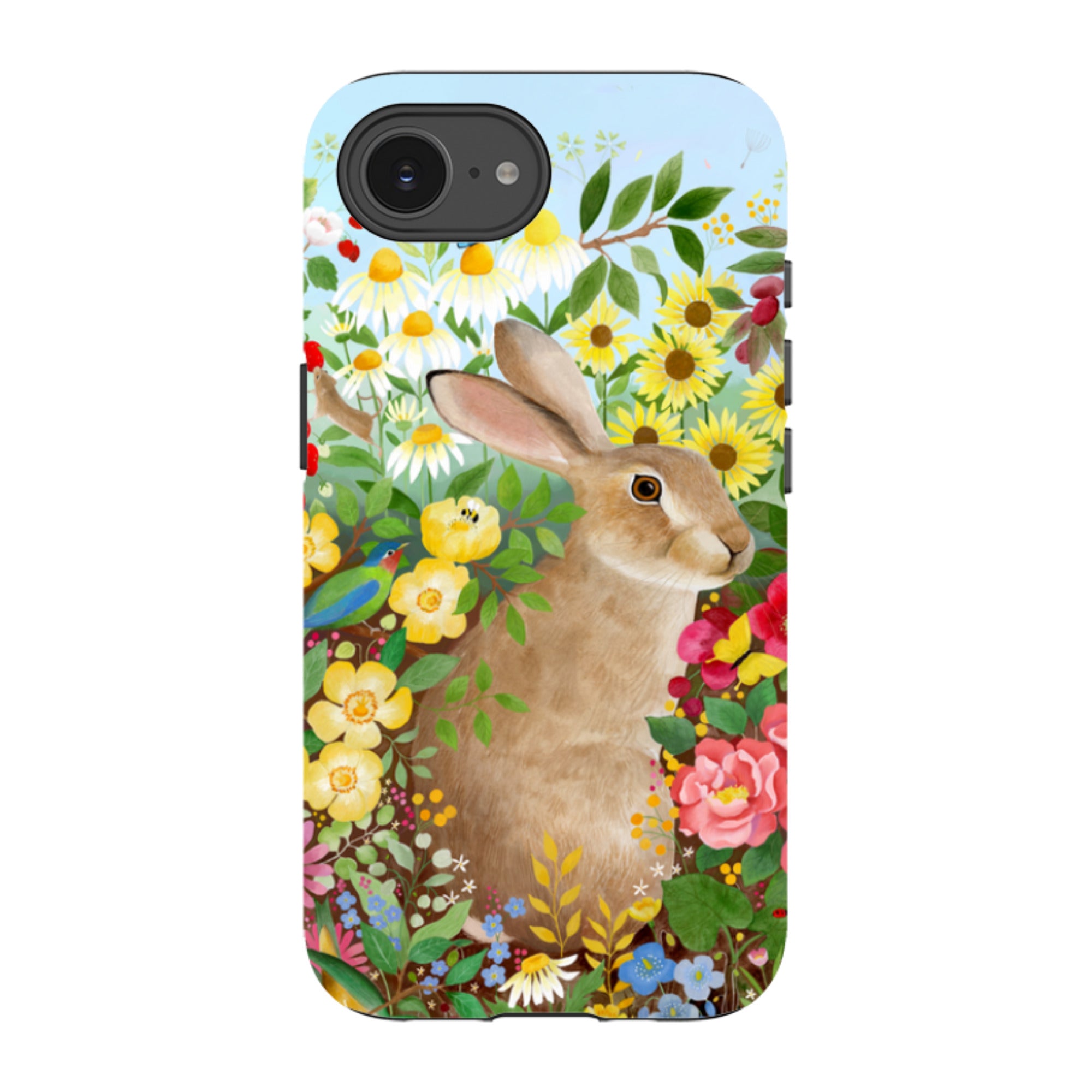 iPhone Tough Case - Rabbit Garden By Bex Parkin