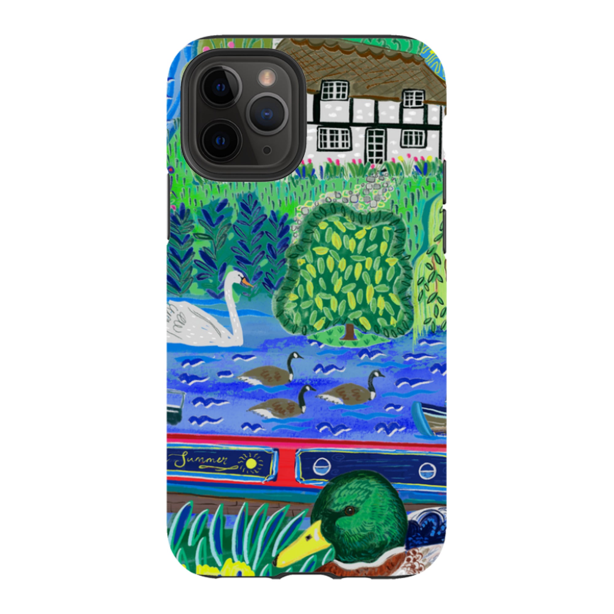iPhone Tough Case - Canalside By Emma Frances Grant