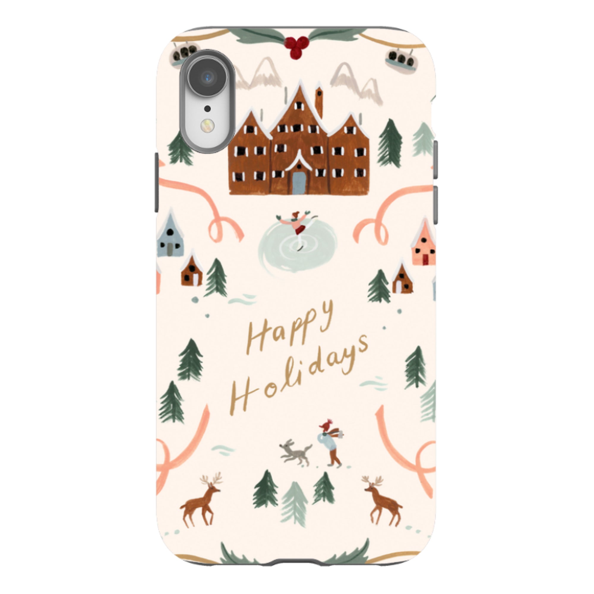 iPhone Tough Case - Happy Holidays By Bex Parkin
