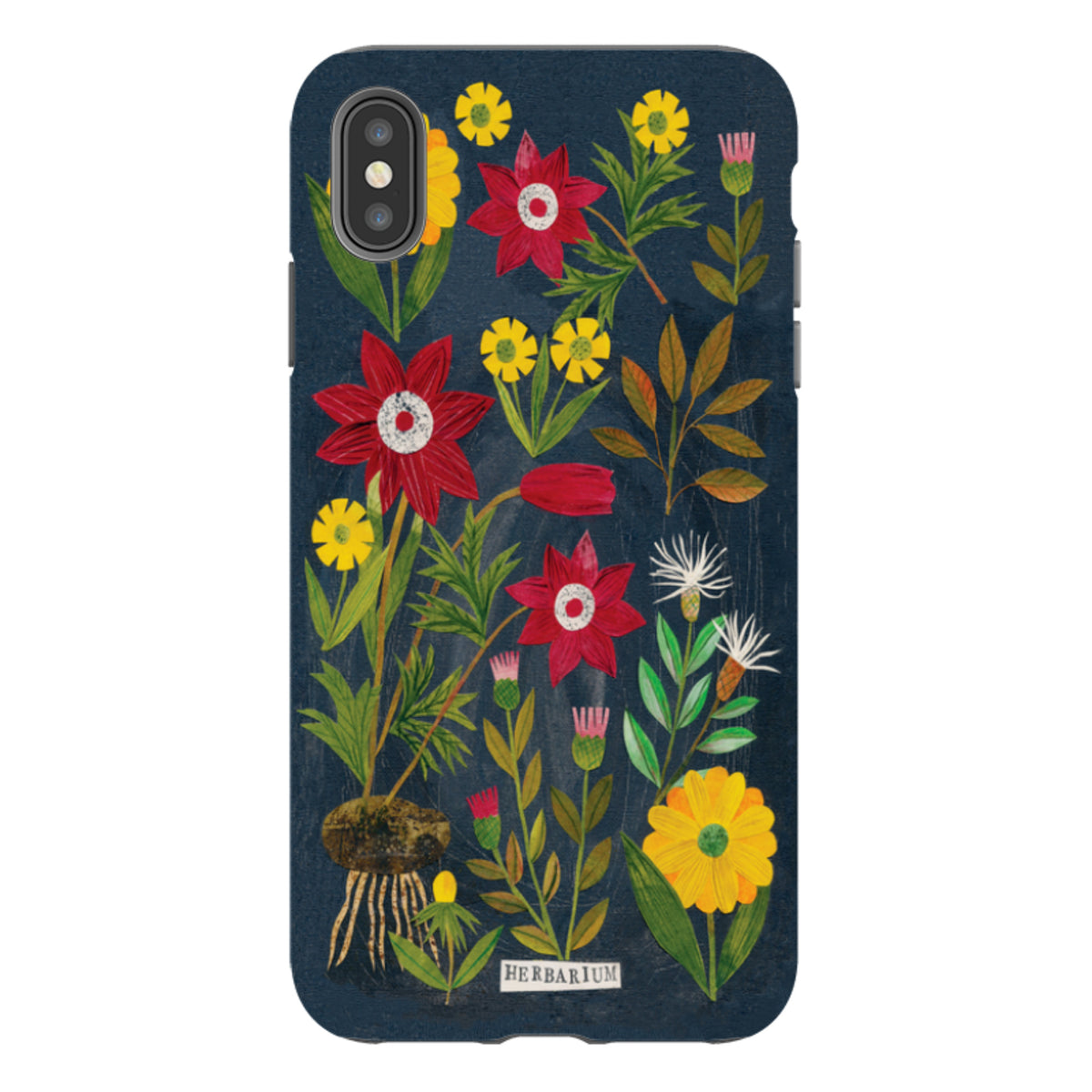 iPhone Tough Case - Herbarium By Tracey English