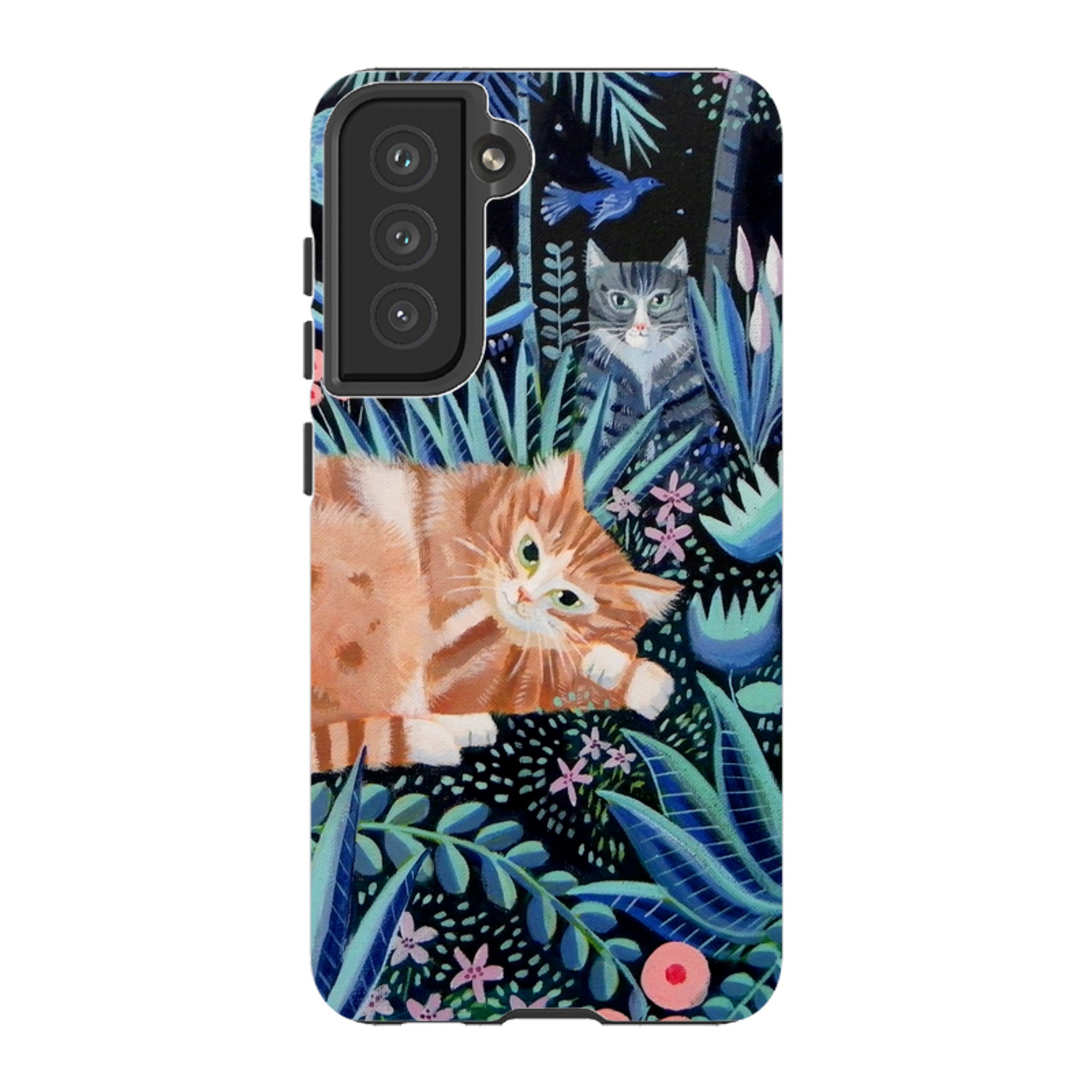 Samsung Tough Case - Night Cats By Mary Stubberfield