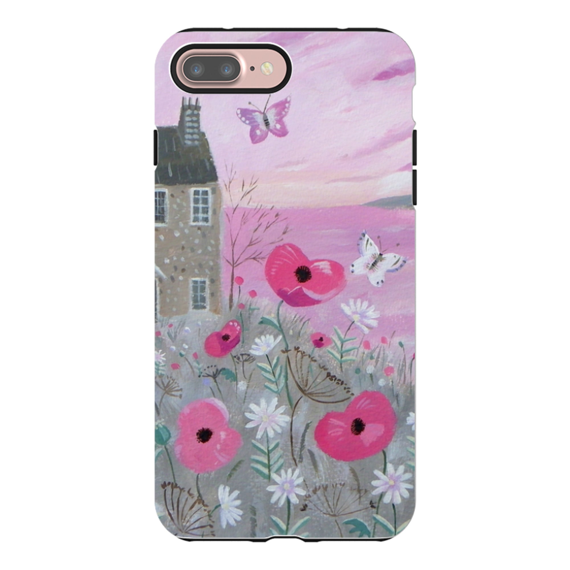 iPhone Tough Case - Seaside Flowers By Mary Stubberfield