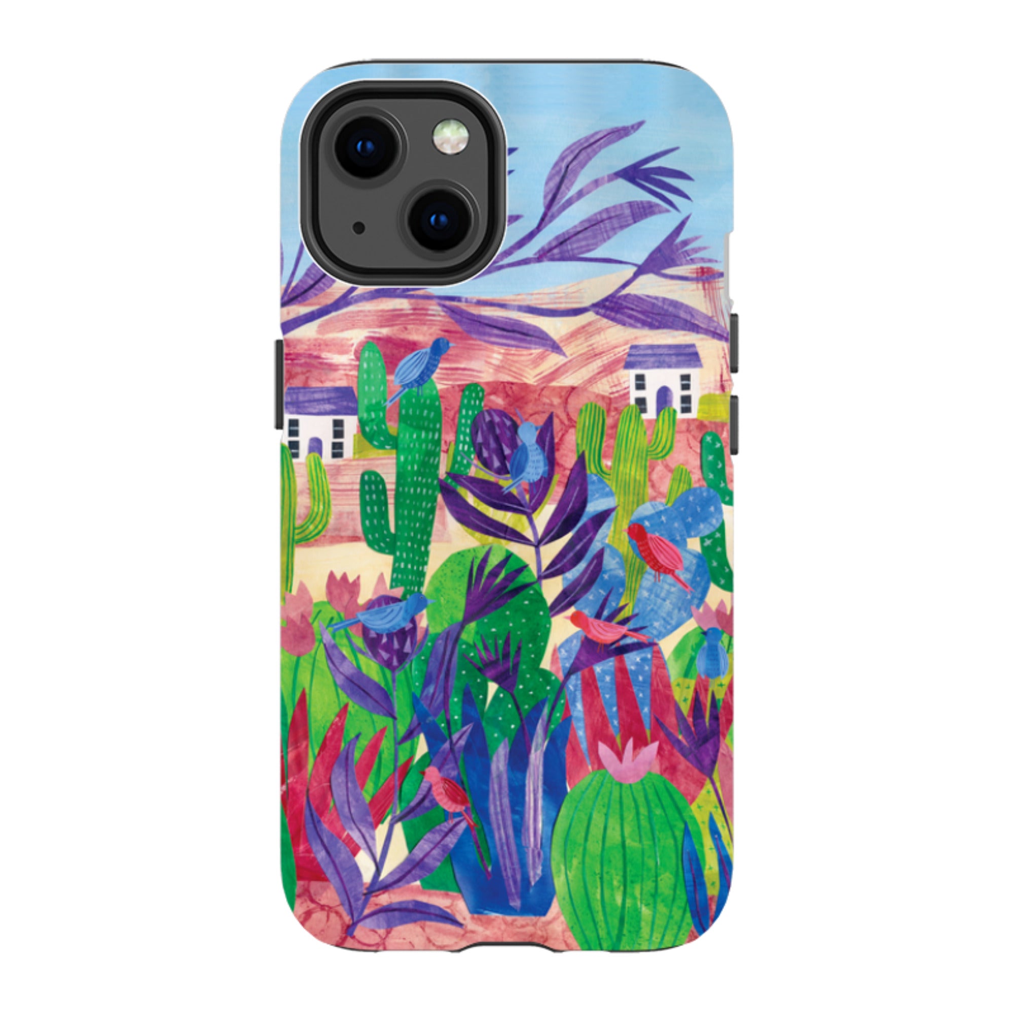 iPhone MagSafe Tough Case - Desert Cactus By Tracey English
