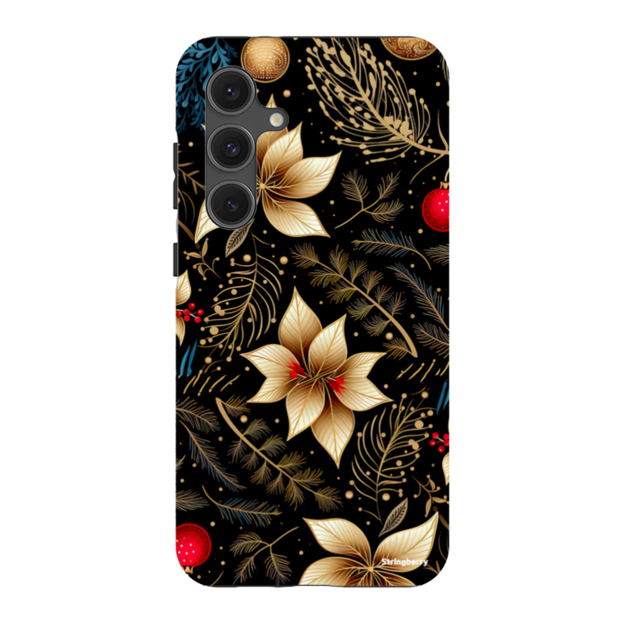 Samsung Tough Case -Golden Winter Floral