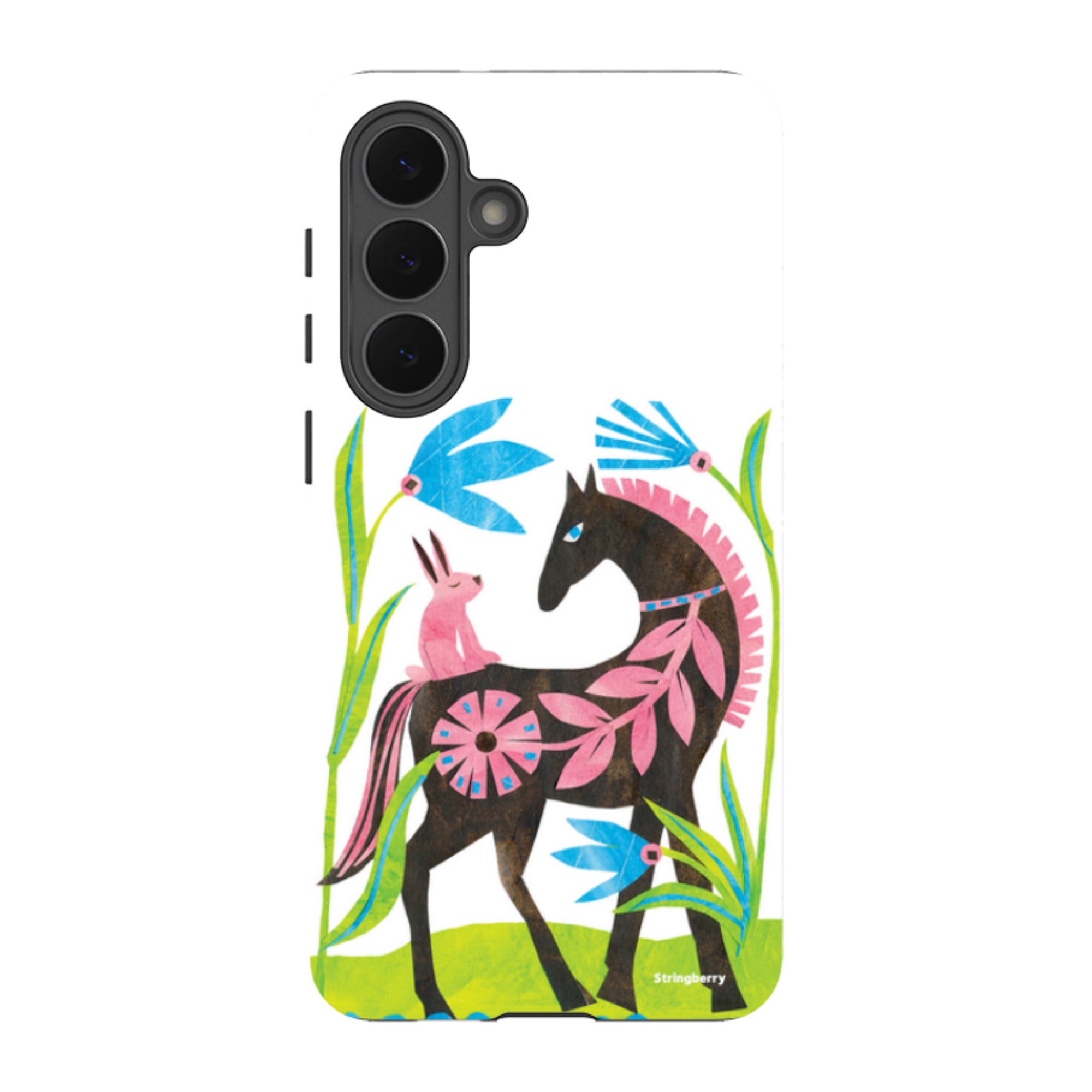 Samsung Tough Case - Folk Horse And Bunny By Tracey English