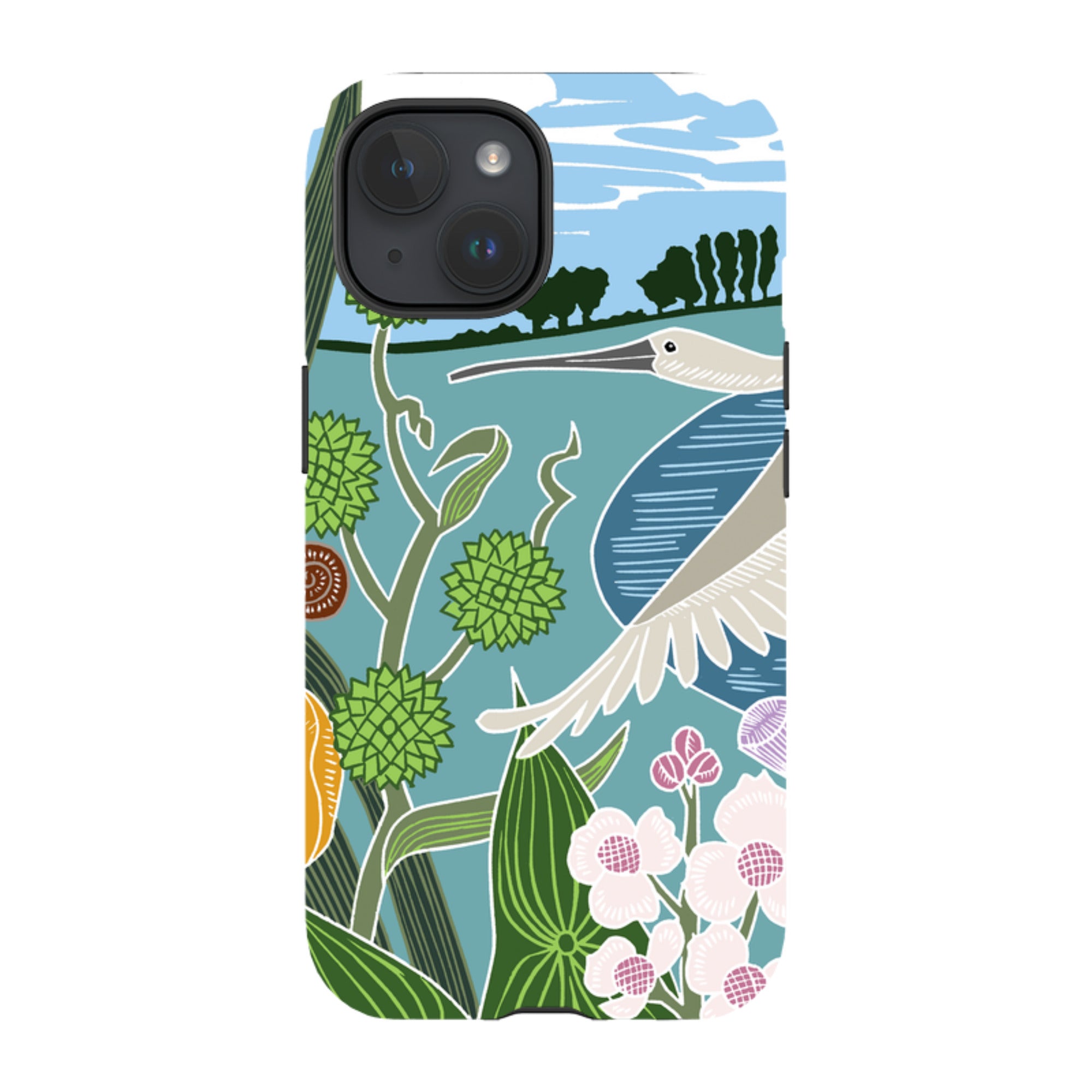 iPhone Tough Case - Spoonbill By Kate Heiss